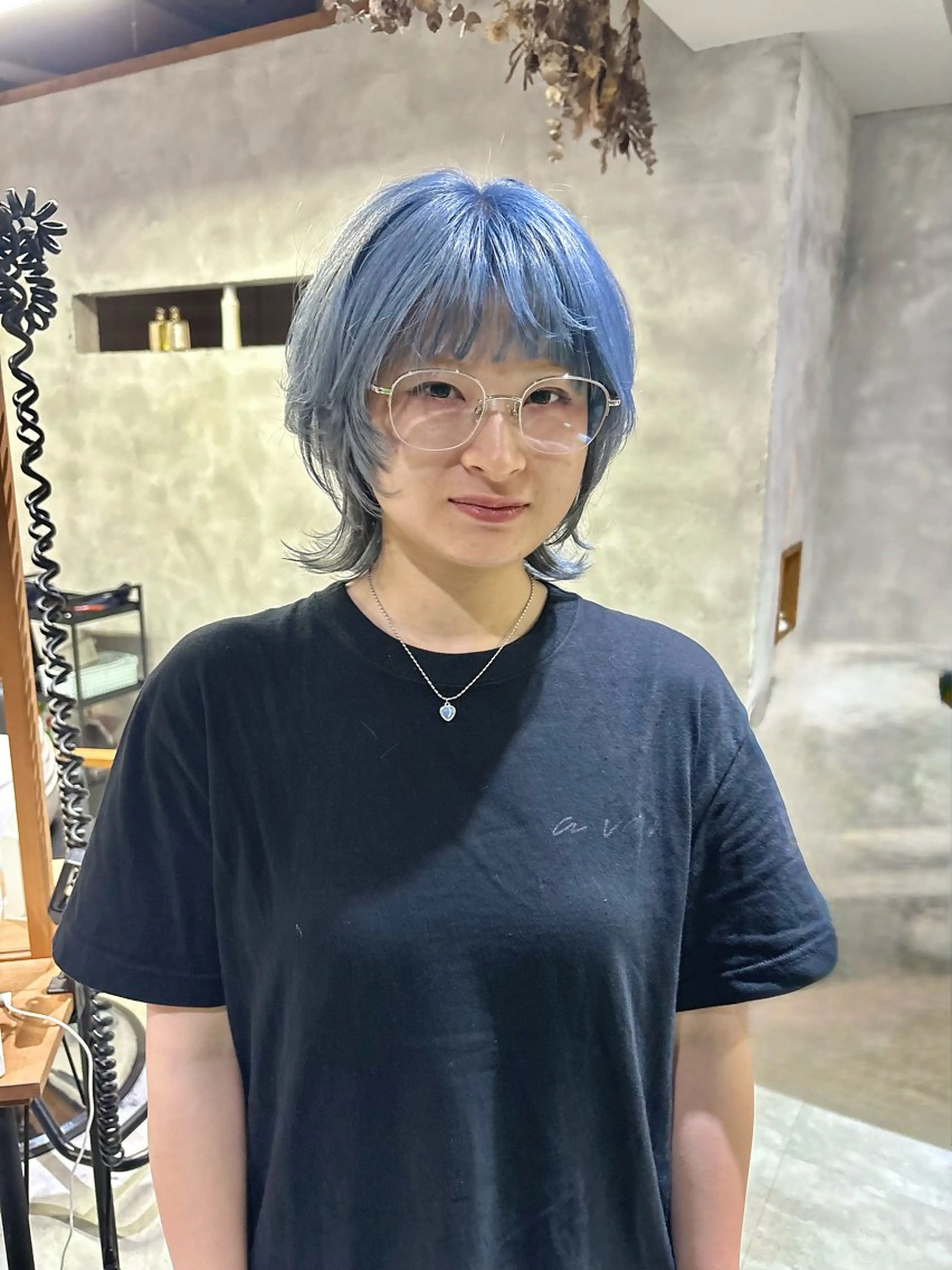 ショート カラー カット ヘアカラー すぎもと さき⚡️ レイヤー･*パーマのヘアスタイル