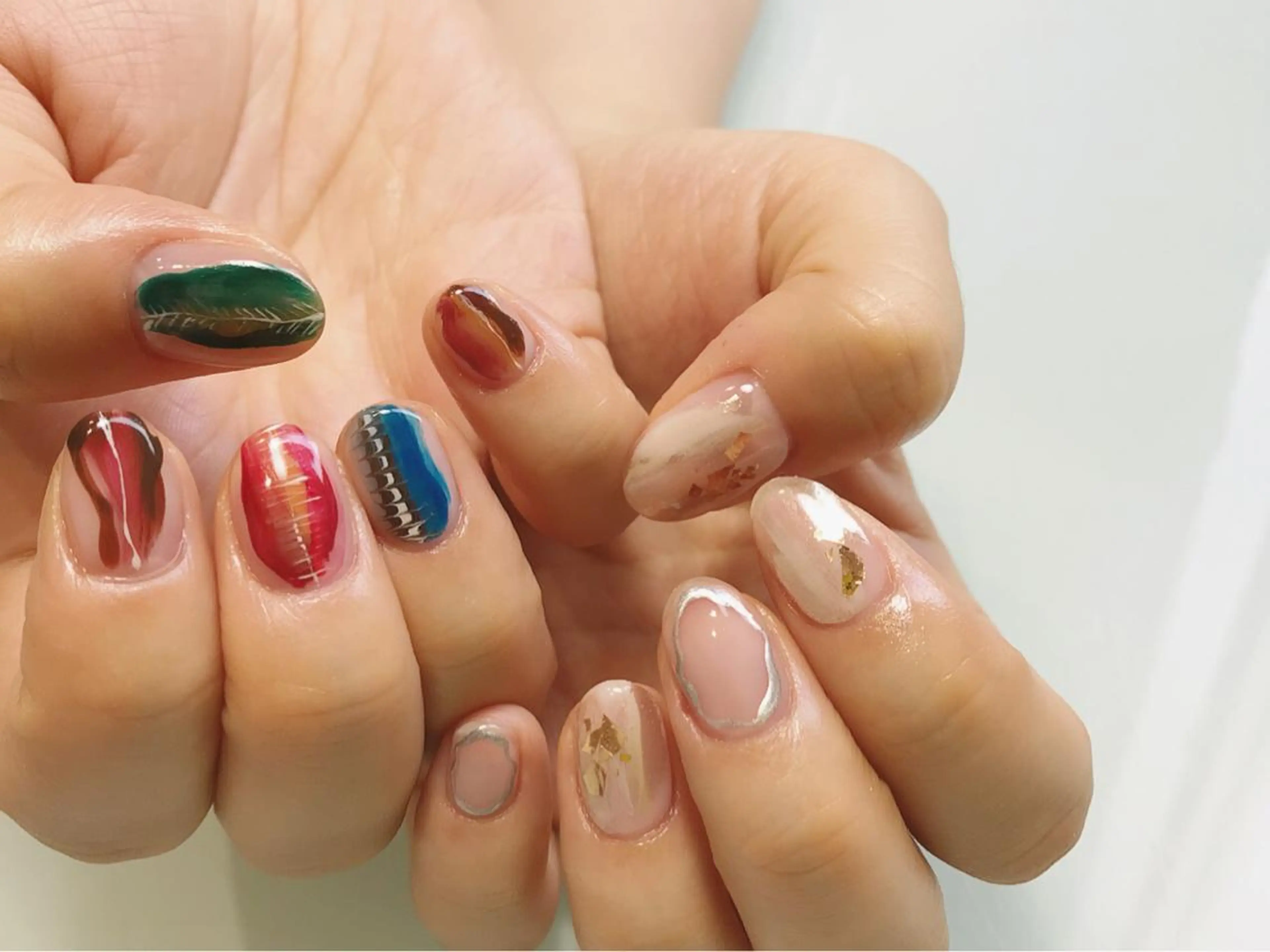 ネイル ニュアンスネイル ハンドネイル Nakazawa Mayuのネイルデザイン