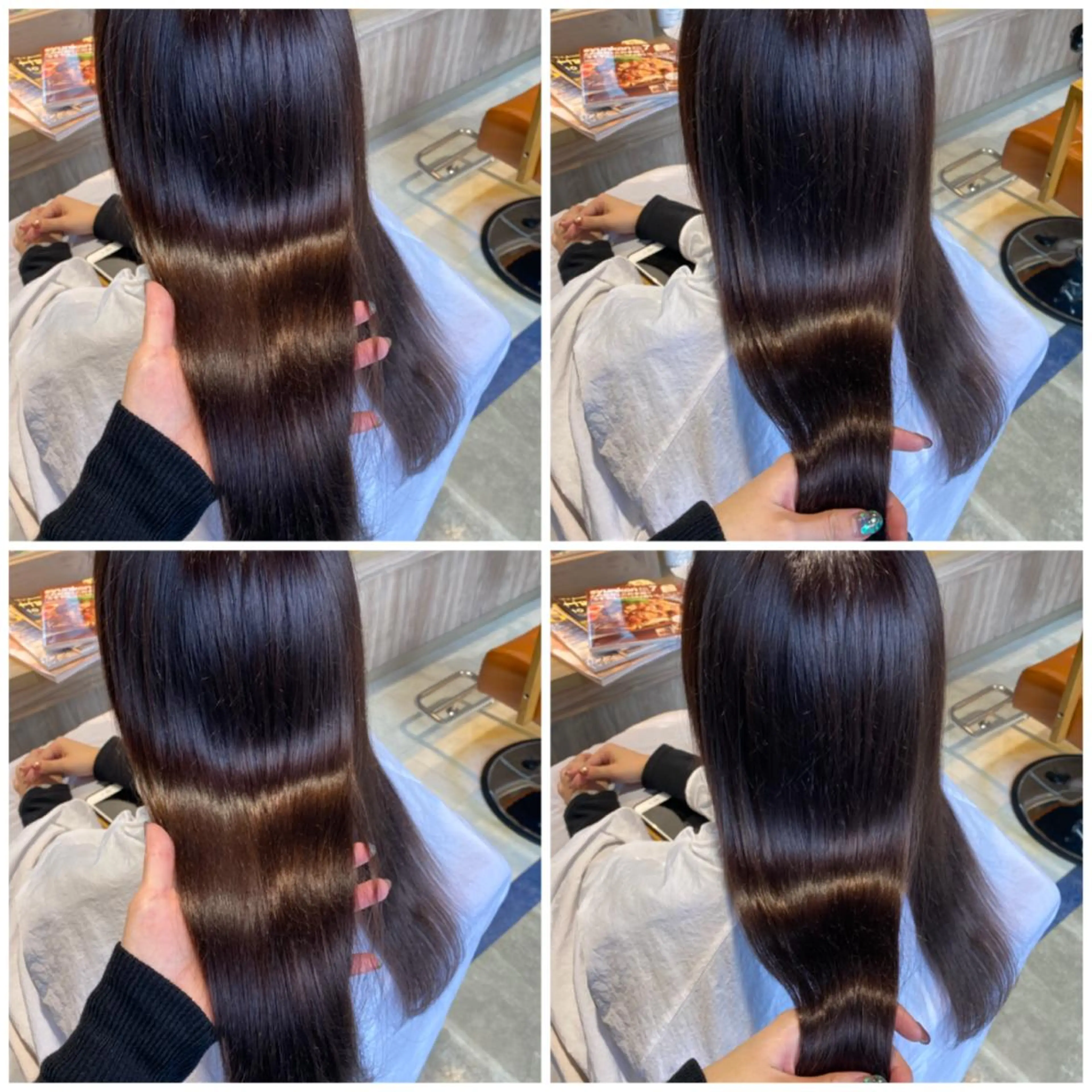 カラー ラベンダーカラー カット ヘアカラー トリートメント 🐻結んで可愛い hair EMI🐻のヘアスタイル