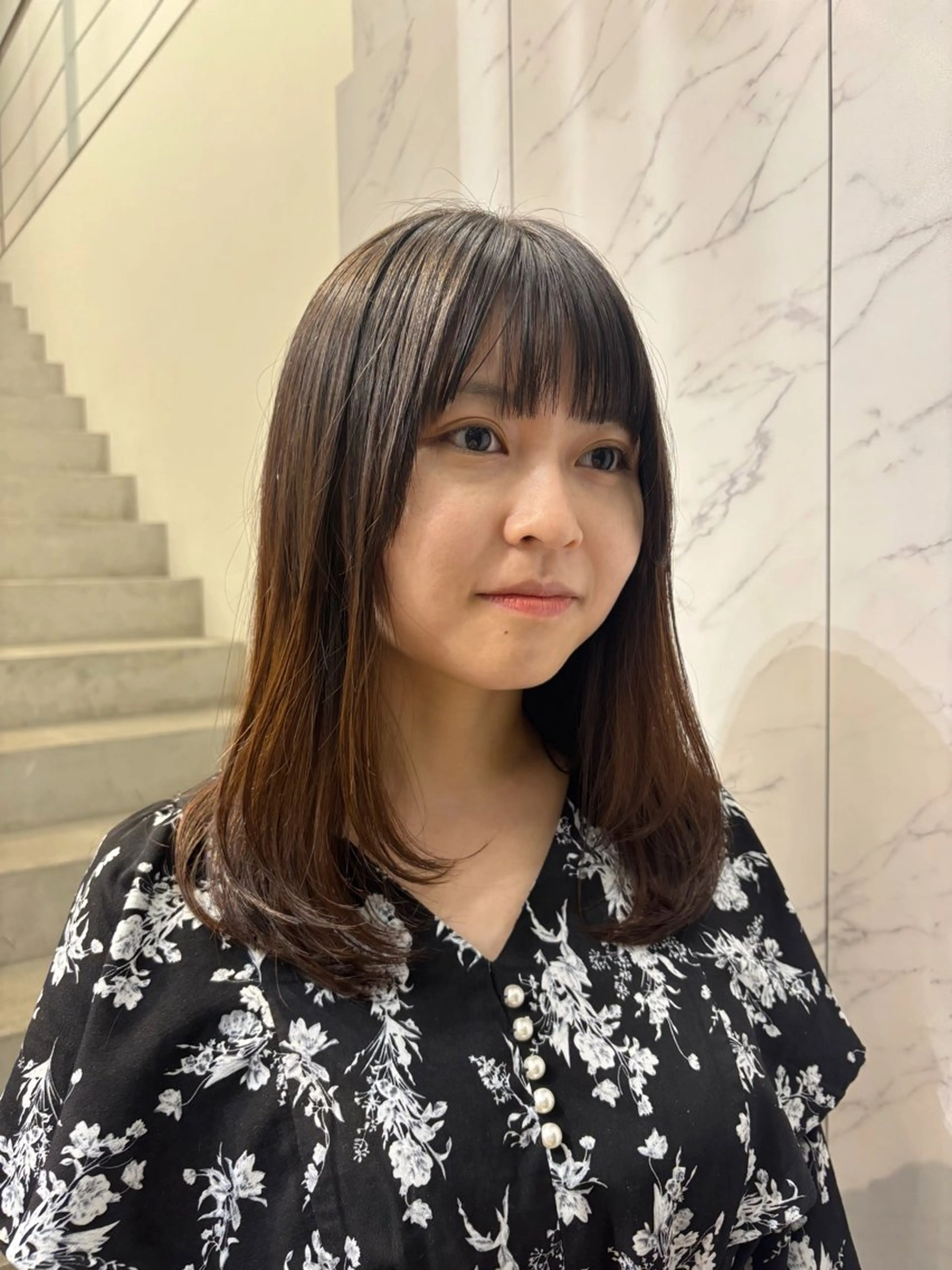 セミロング レイヤーカット mio / ショートカットモデルのヘアスタイル