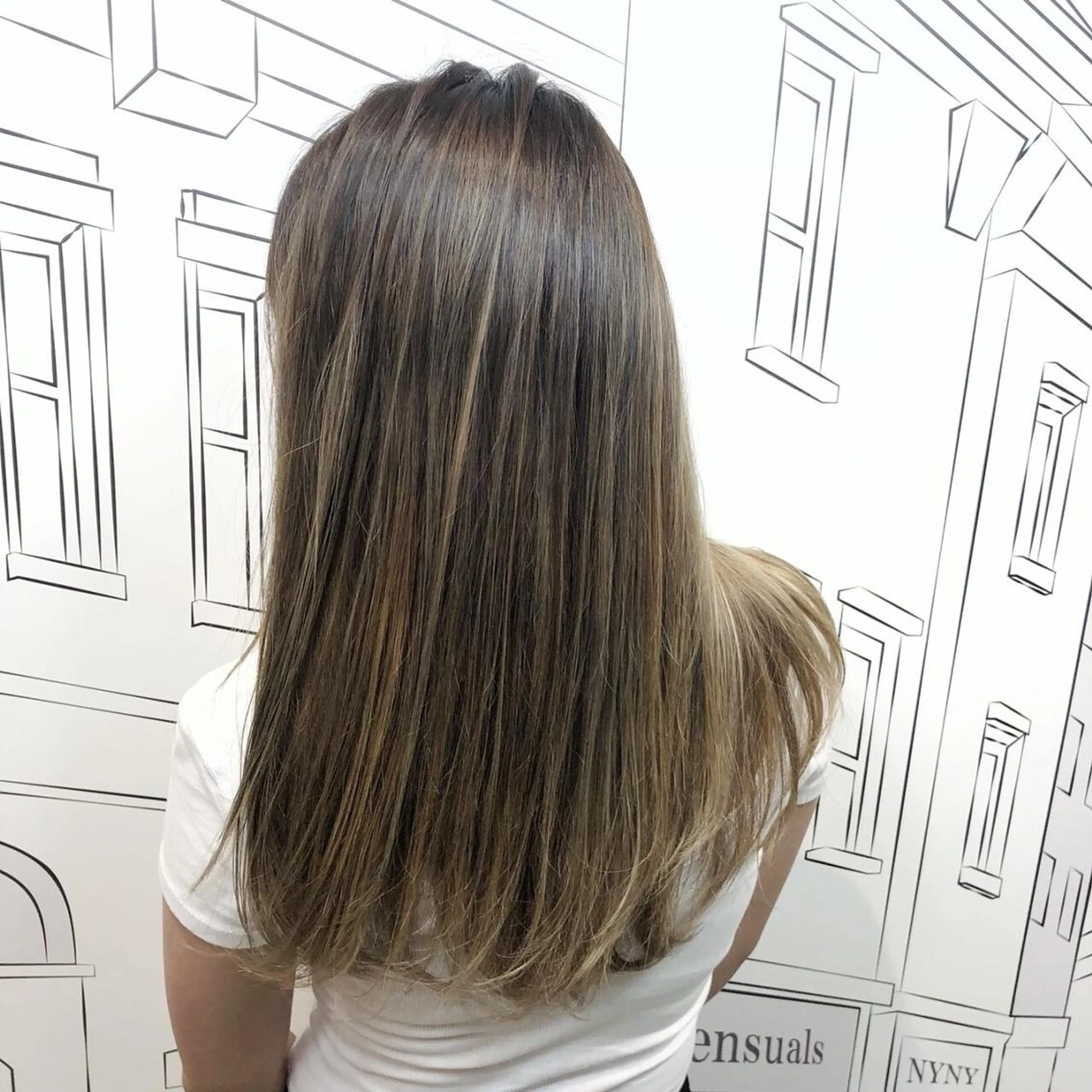 ミディアム 外国人風カラー レイヤー⭐️カラー ⭐️平川雅史のヘアスタイル