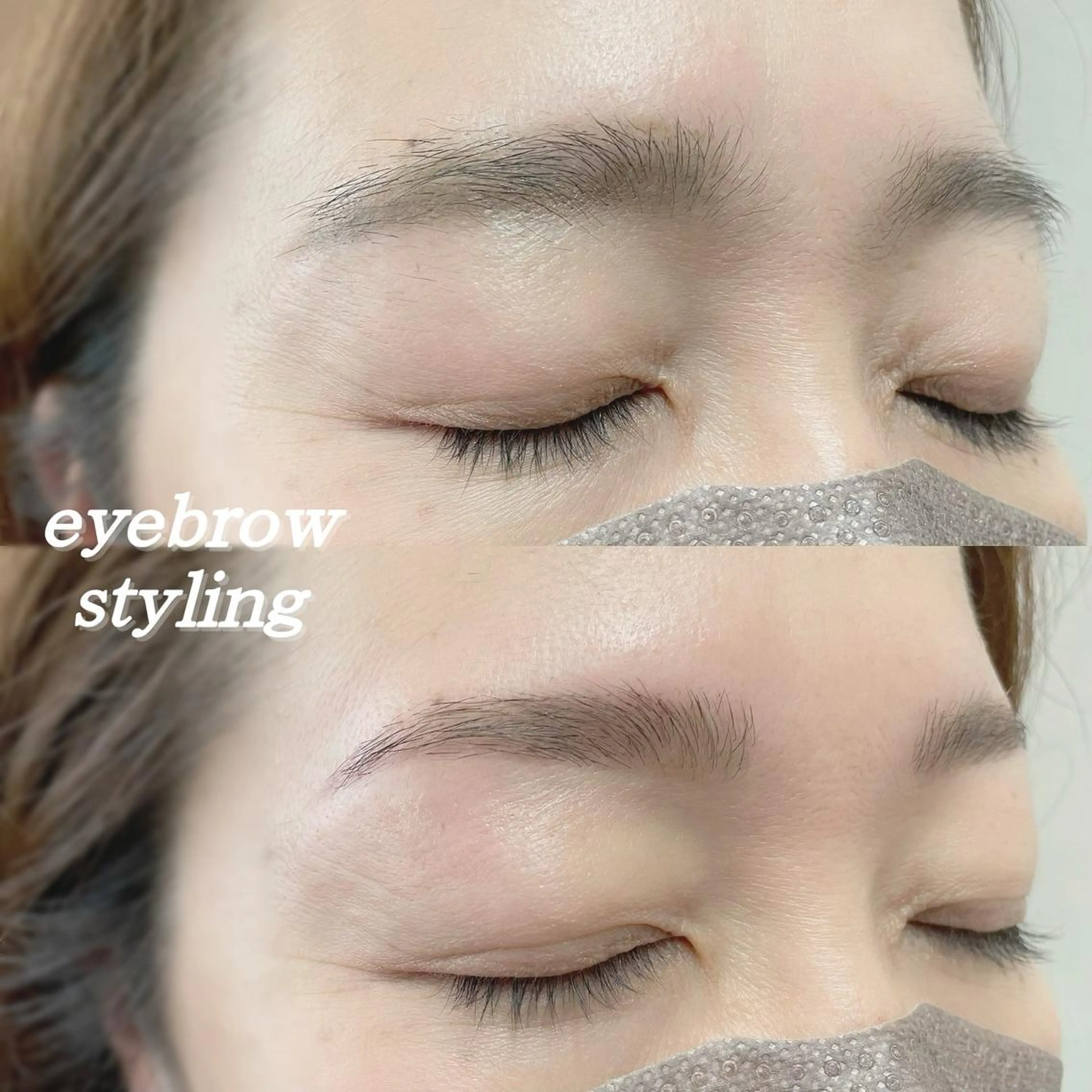 《アイブロウ》美眉スタイリング(眉毛ワックス脱毛&眉メイク仕上げ)の写真