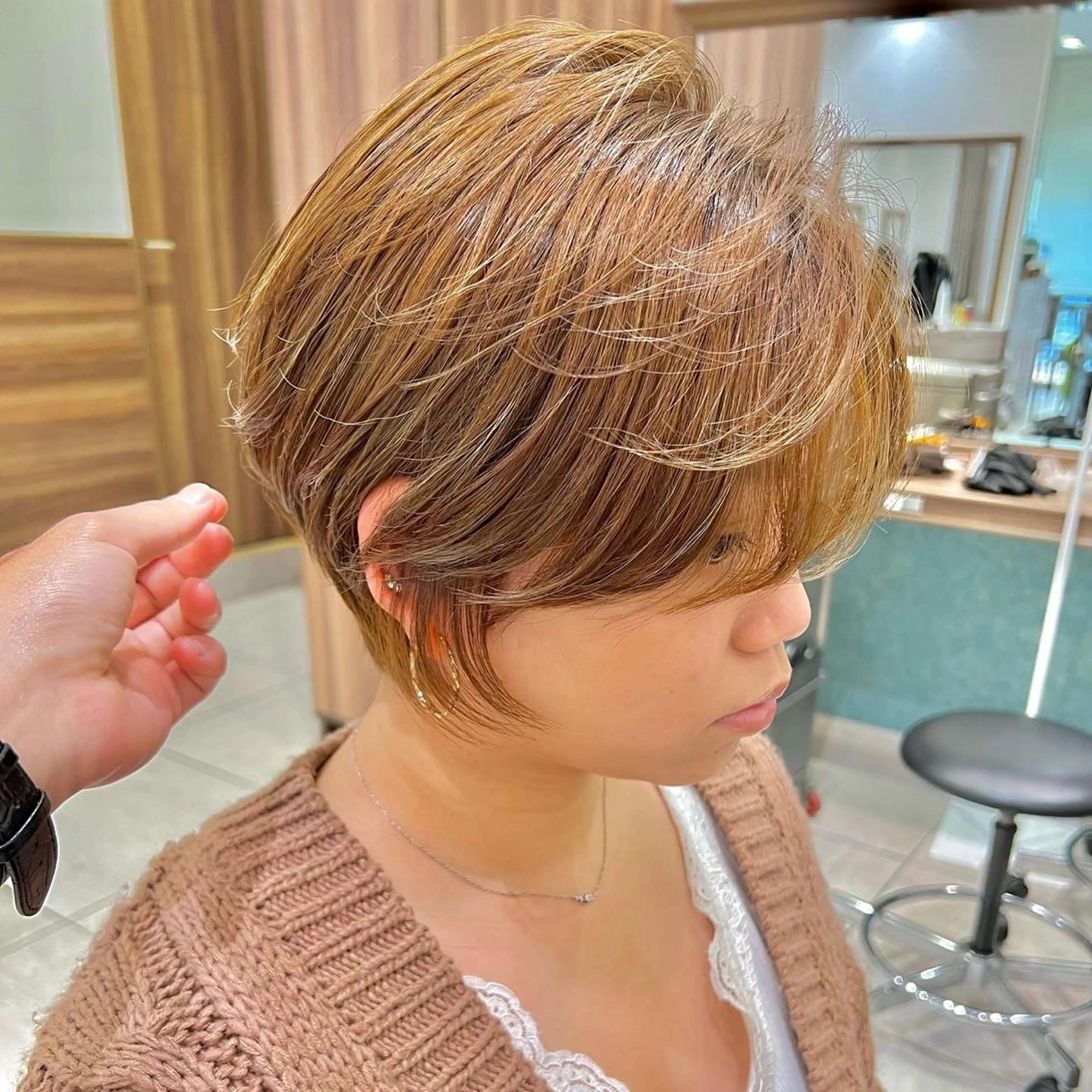 ショート カット ヘアカラー 大人ショート/ 高下将一のヘアスタイル