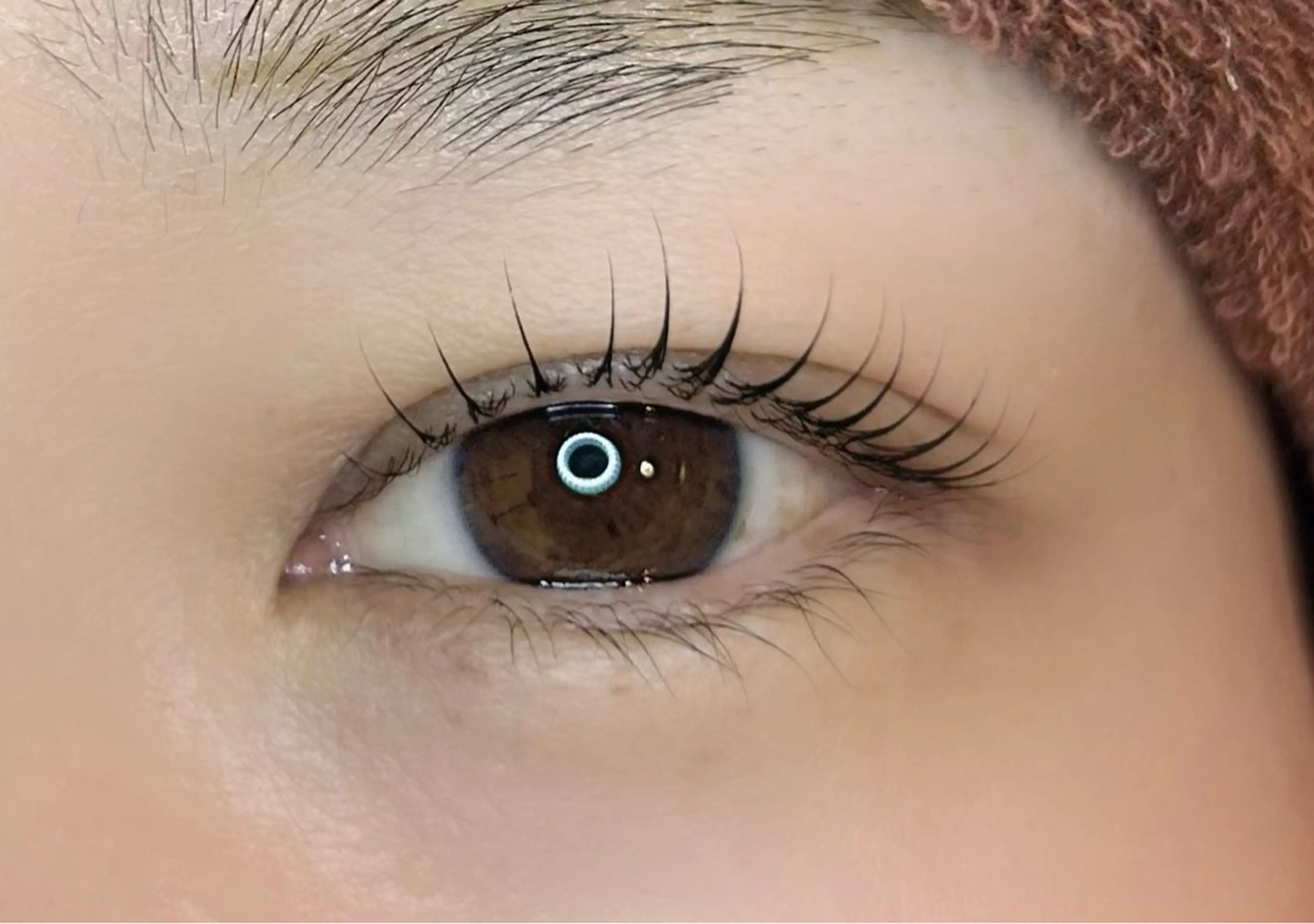 マツエク・マツパ 一重×まつ毛パーマ 井上 優里愛のマツエク・マツパデザイン