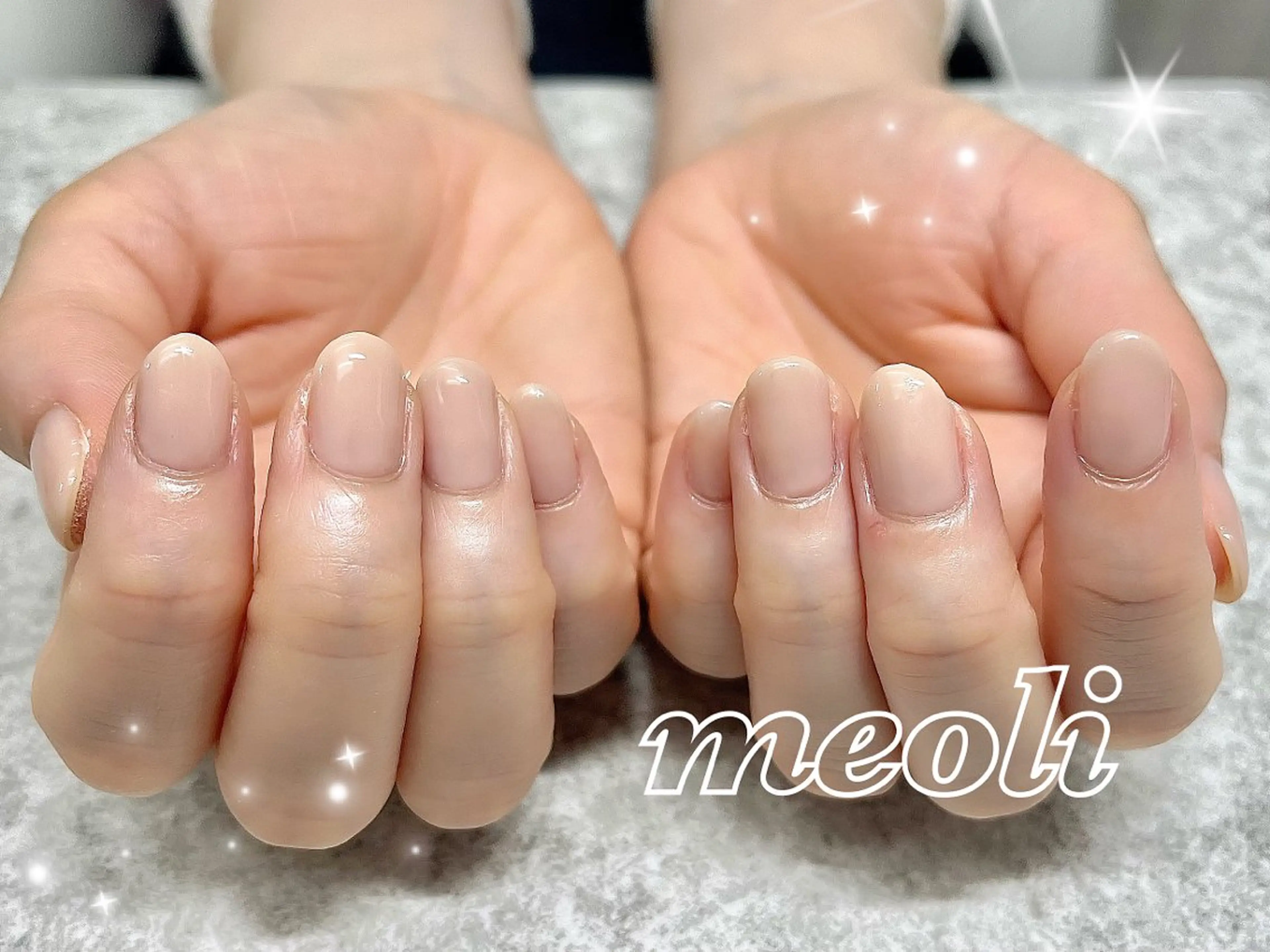 ネイル シンプルネイル nail salon meoli　アヤのネイルデザイン