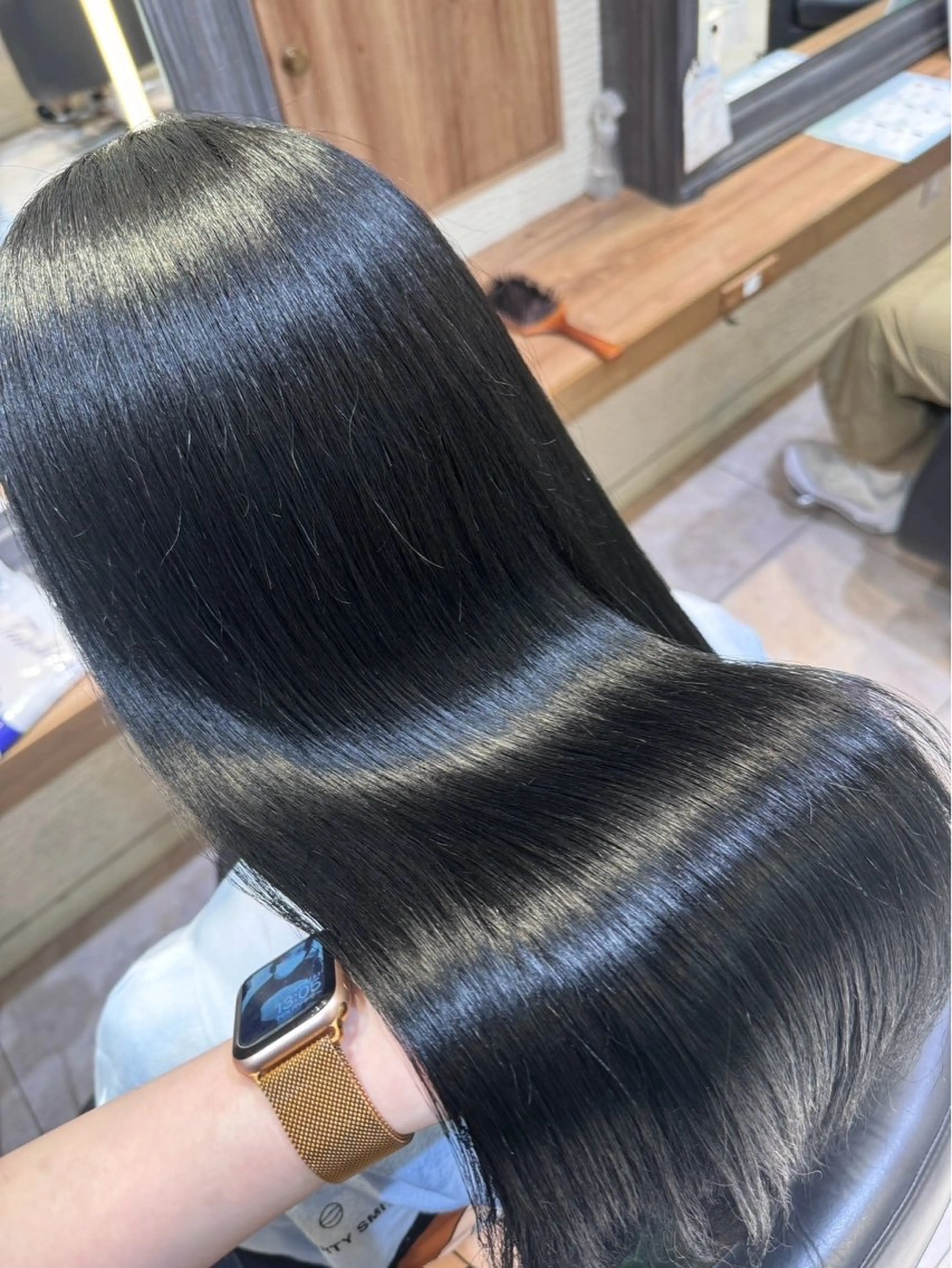 ロング カラー ヘアカラー トリートメント さら艶レイヤーカット 🩶Suzuneのヘアスタイル