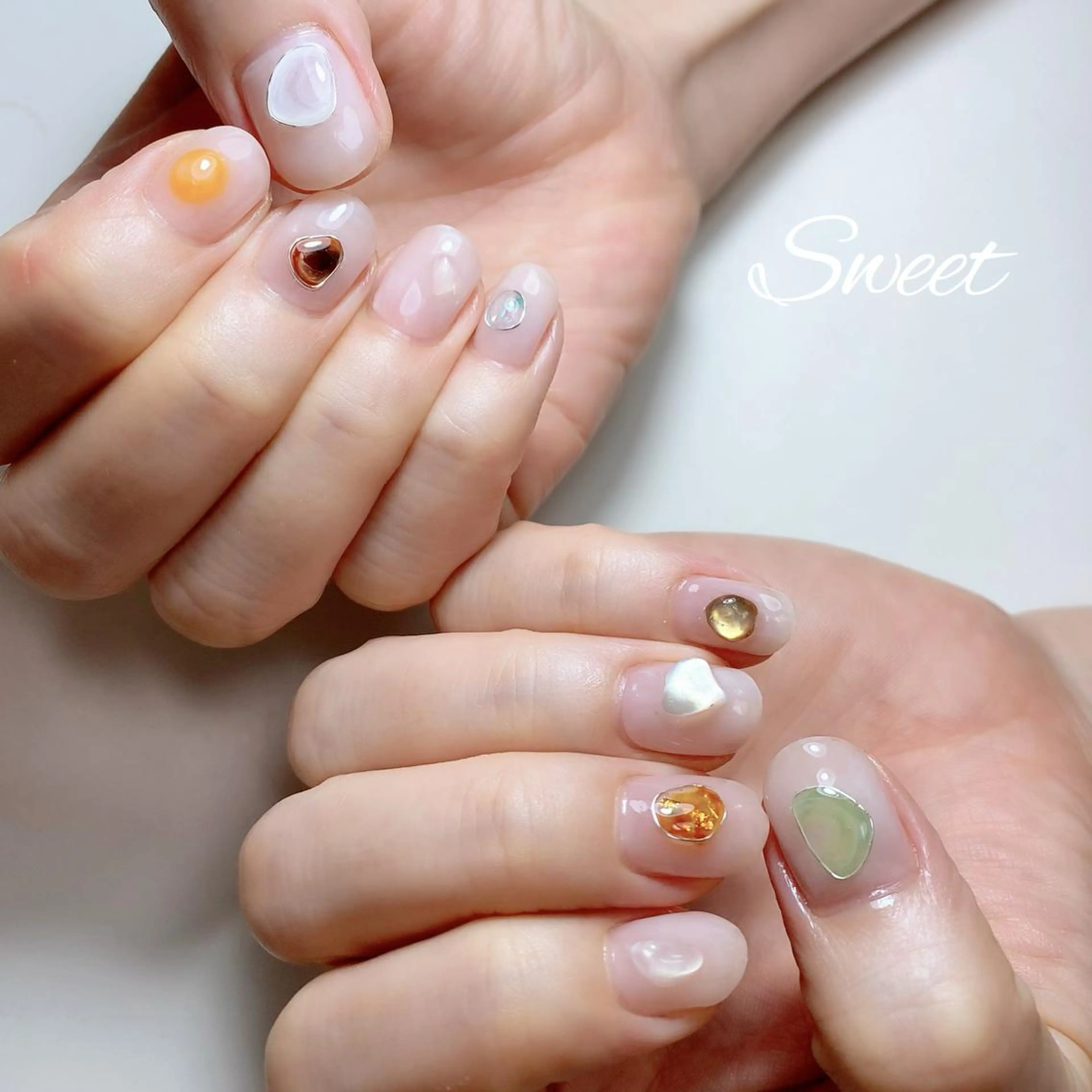 ネイル sweet 仲野陽子のネイルデザイン