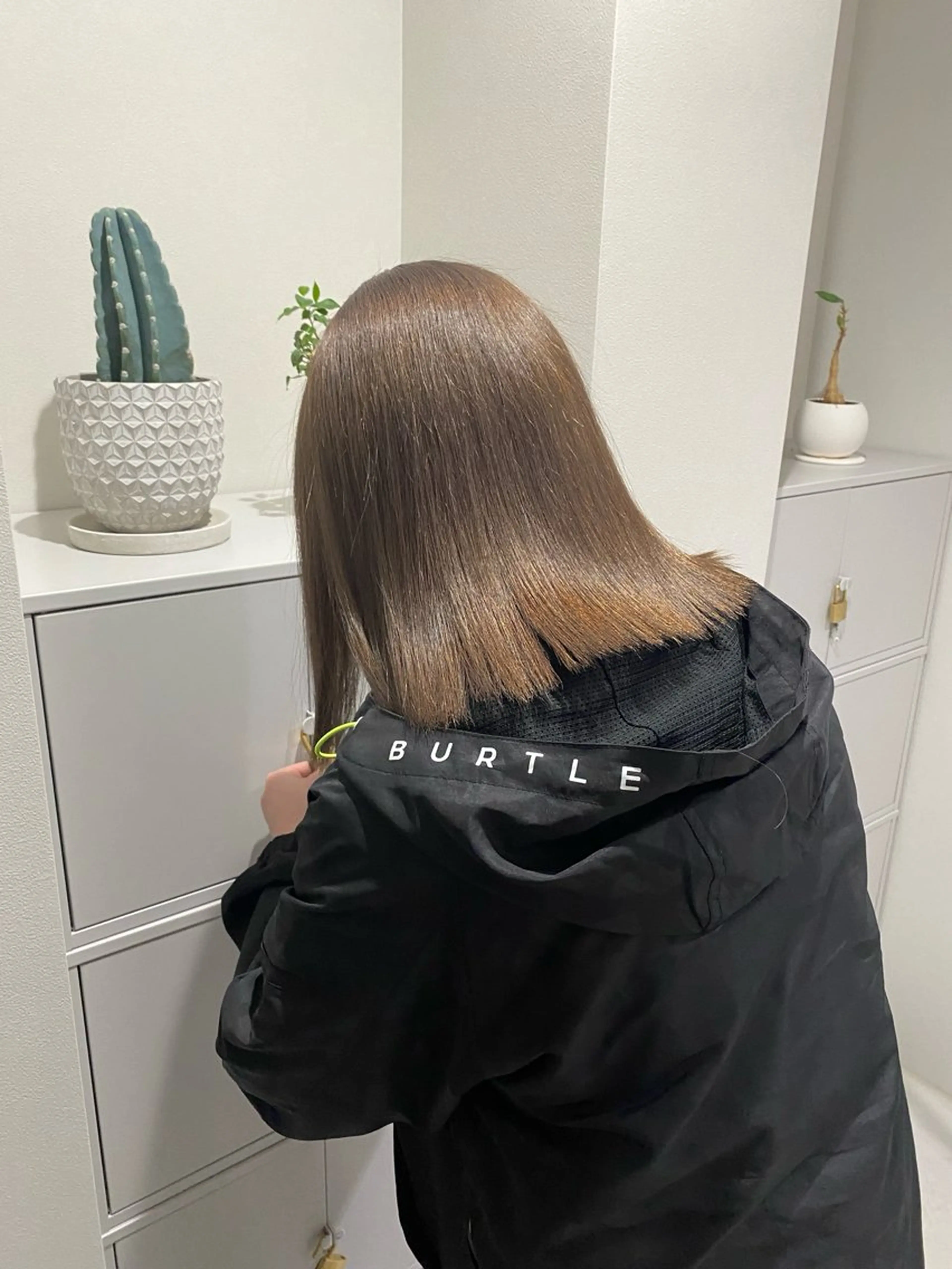 カラー ブラウンカラー 檜 果歩のヘアスタイル