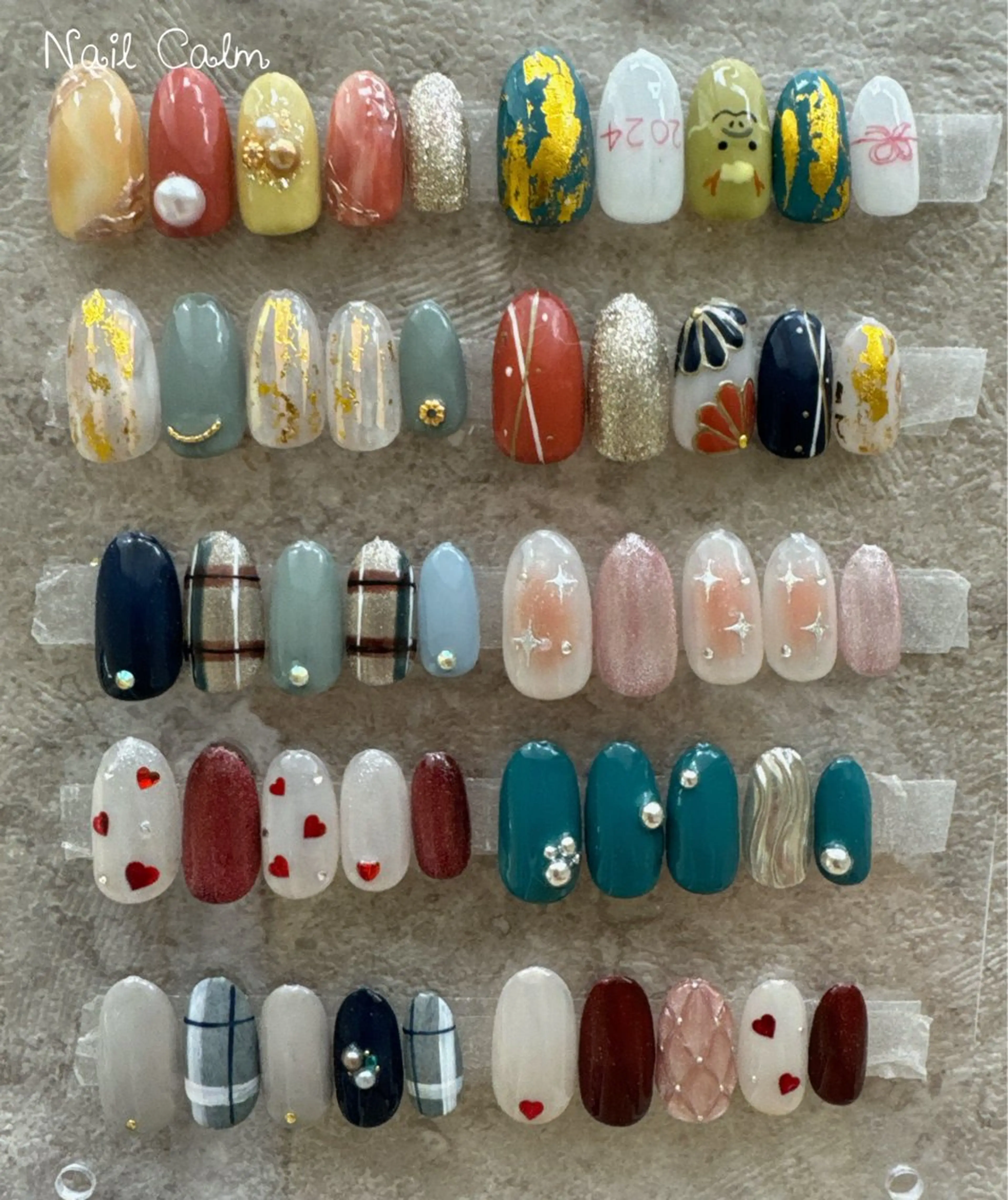 ネイル アートネイル ハンドネイル Nail Calm所属・プライベートサロン Calmのネイルデザイン