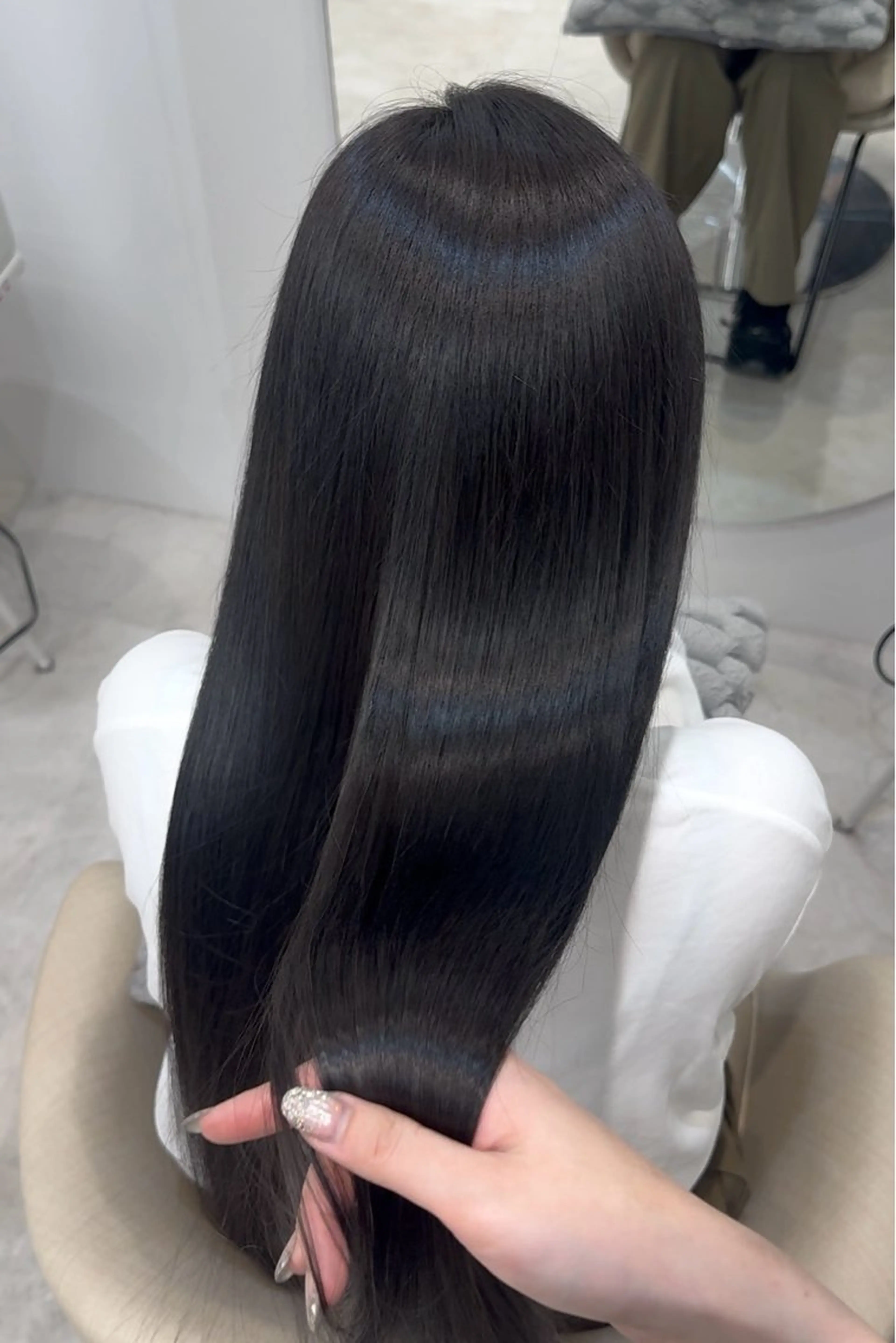 ロング カラー パーマ ヘアアレンジ カット ヘアカラー トリートメント ヘアセット パク・ボミン小野リエ 韓国ハーフ🦊のその他イメージ