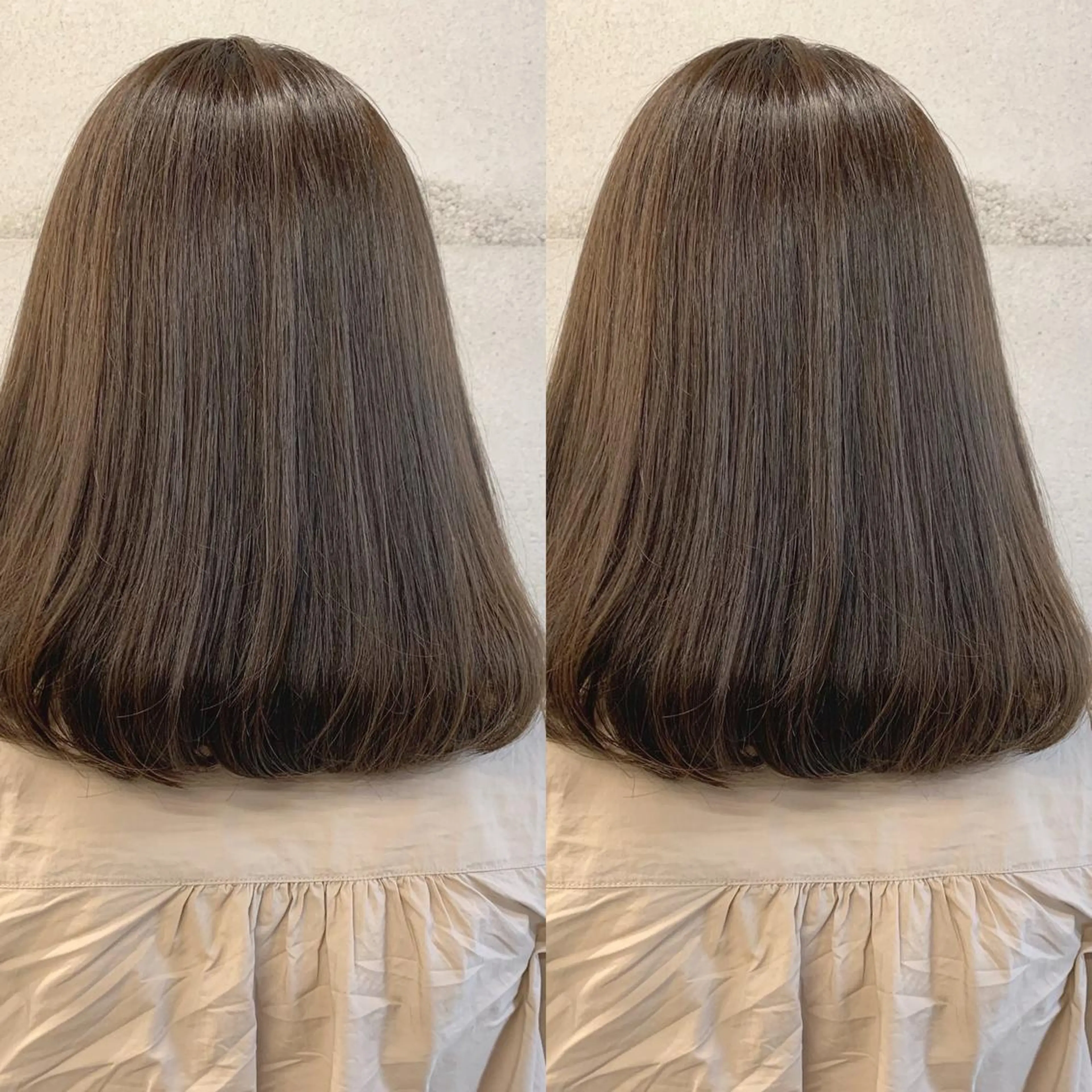 ロング カラー 透明感/オリーブ/ グレージュ/YUKAのヘアスタイル