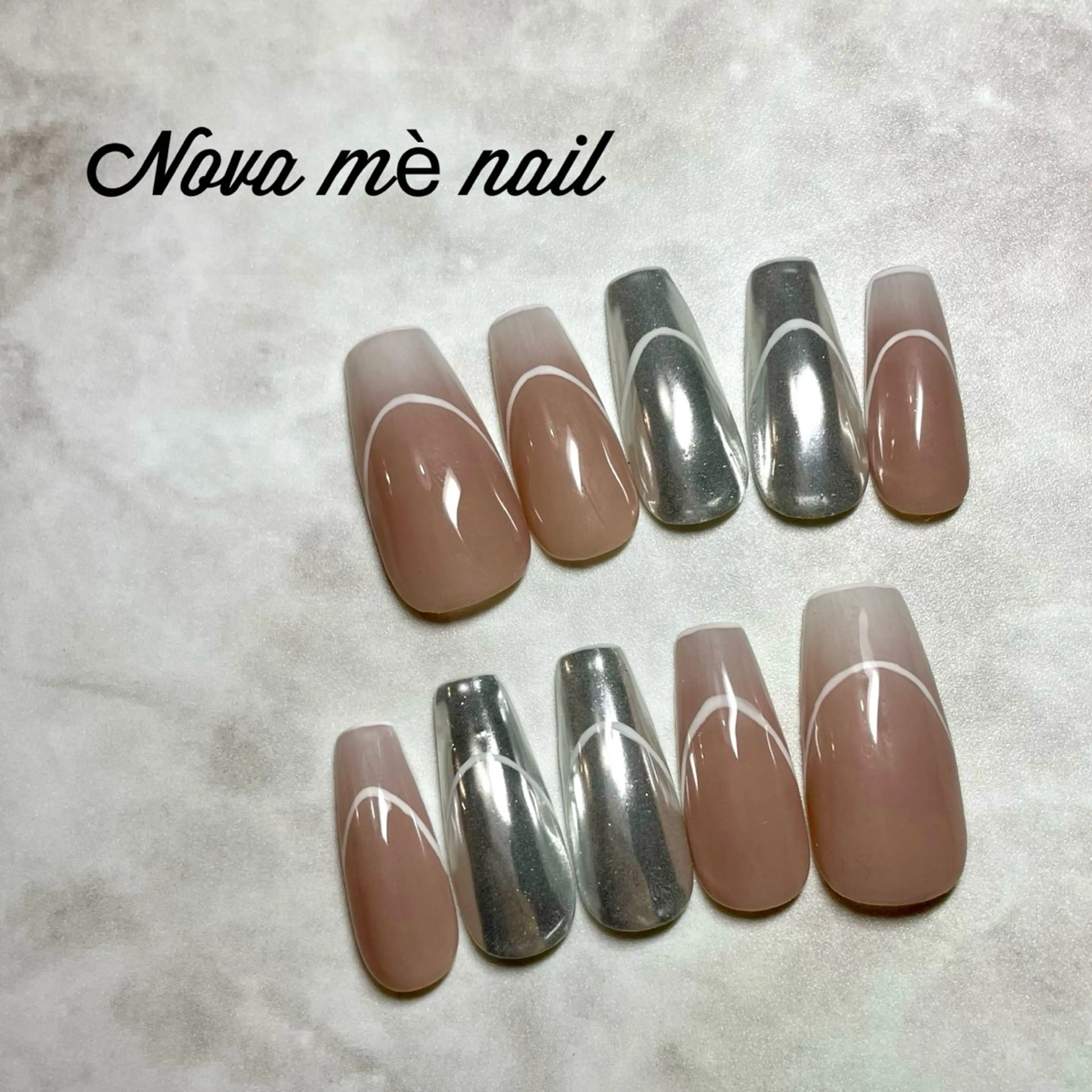 セミロング ハンドネイル 【越谷】格安サロン Shiori♡のネイルデザイン