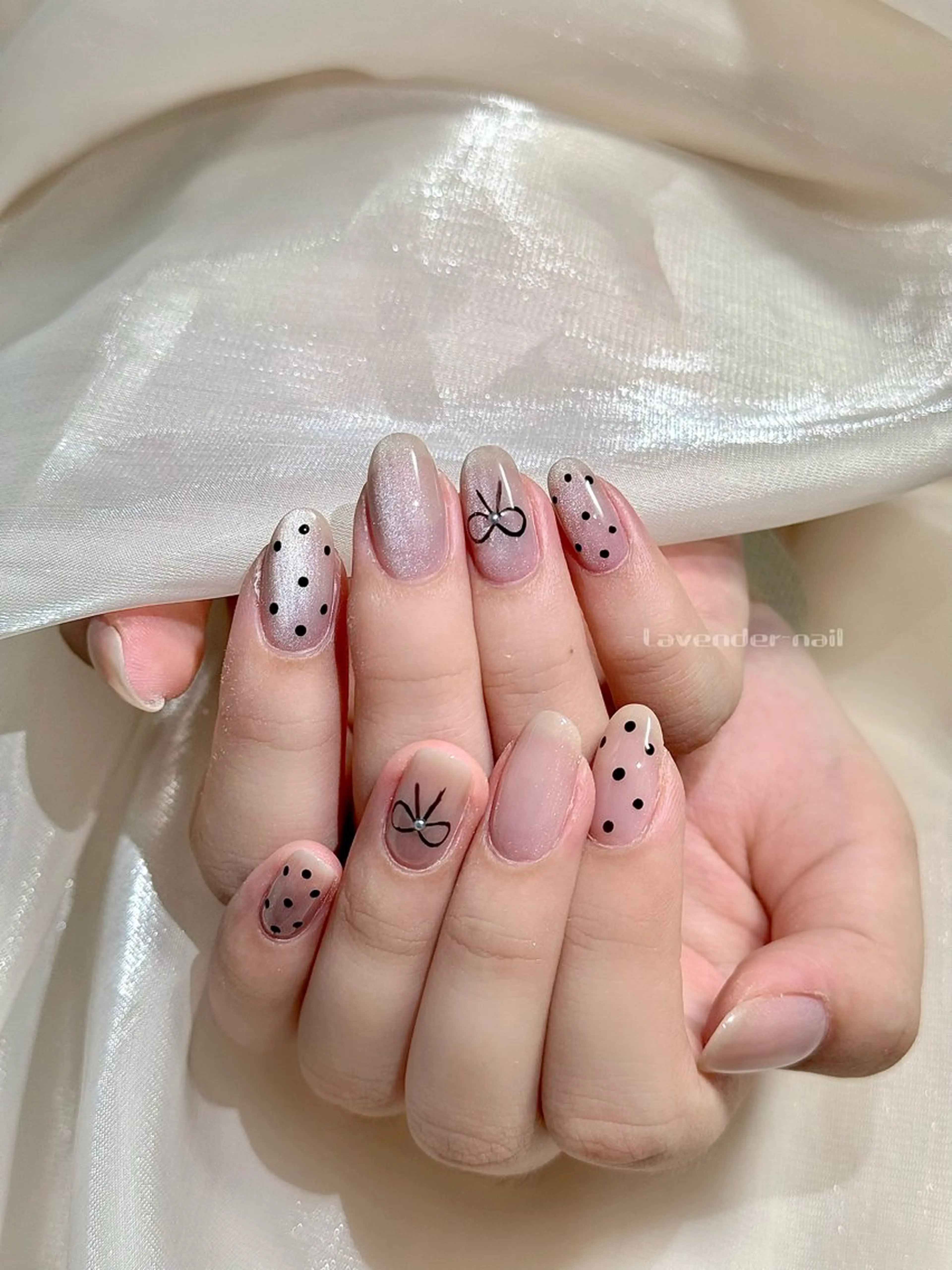 ネイル ハンドネイル Lavender nail·北18条のネイルデザイン