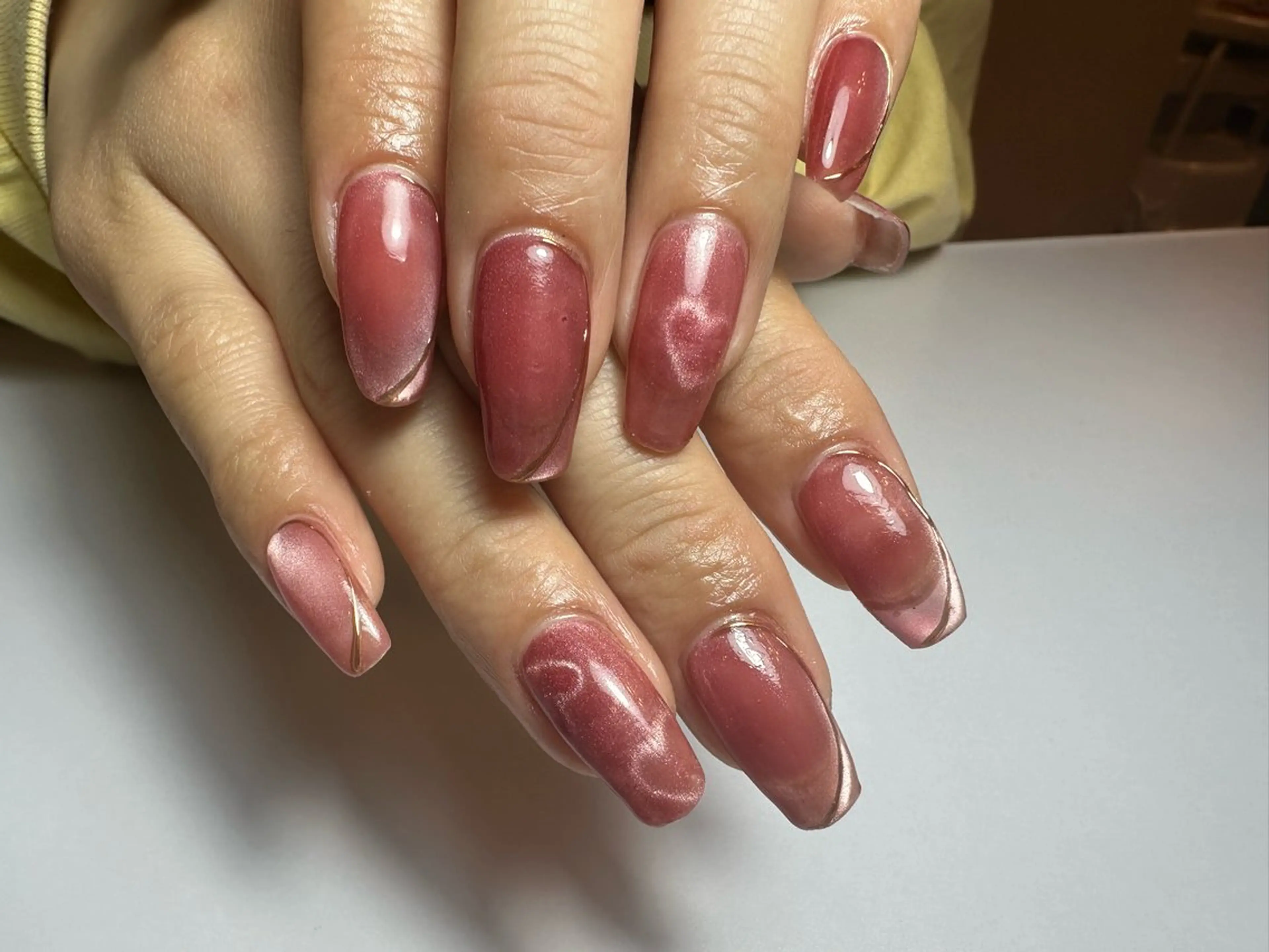 セミロング shandy nailのネイルデザイン