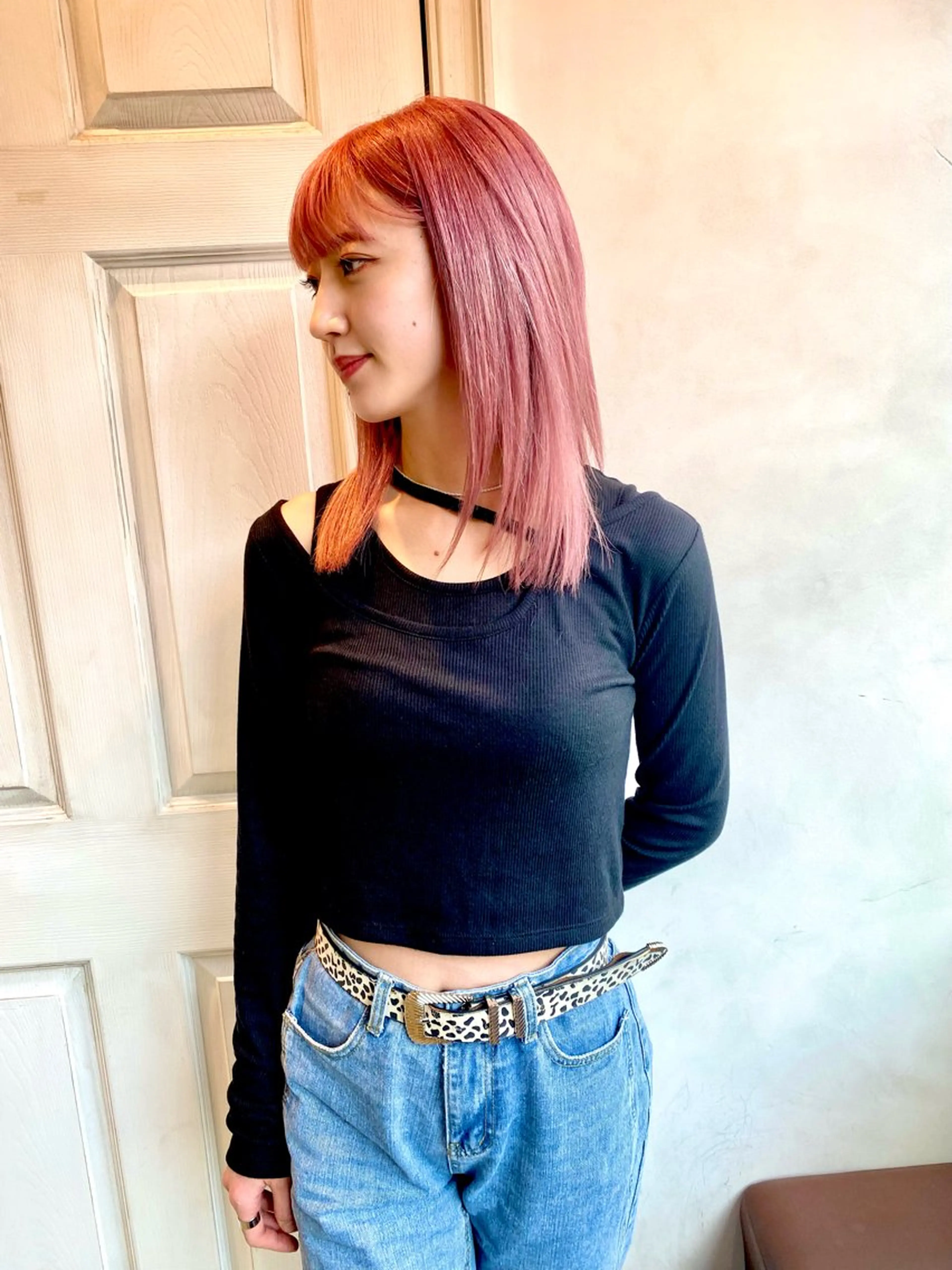 セミロング ヘアカラー トリートメント 千 田のヘアスタイル