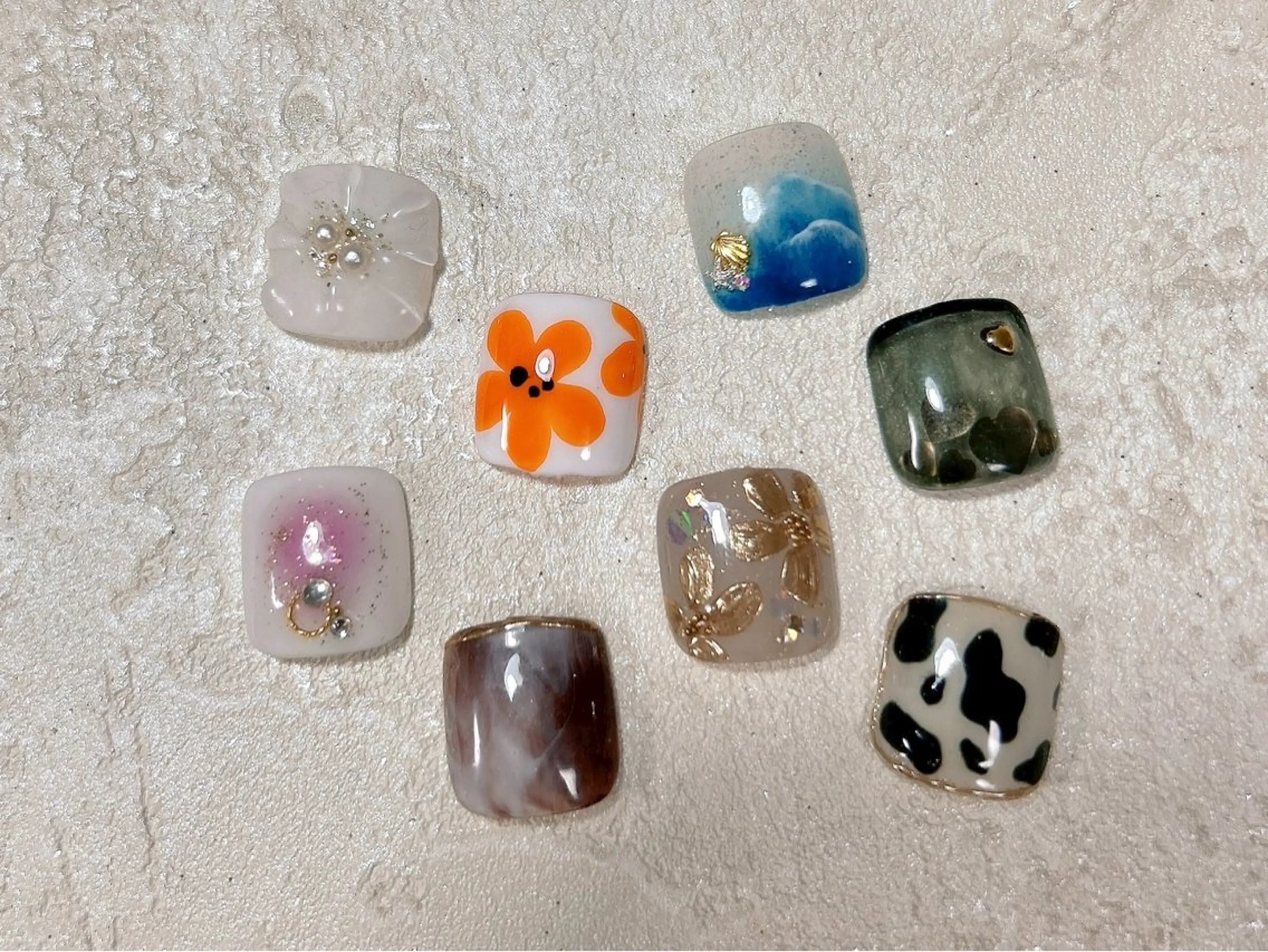 ネイル フットネイル Bonheur Duex＊AIRIのネイルデザイン