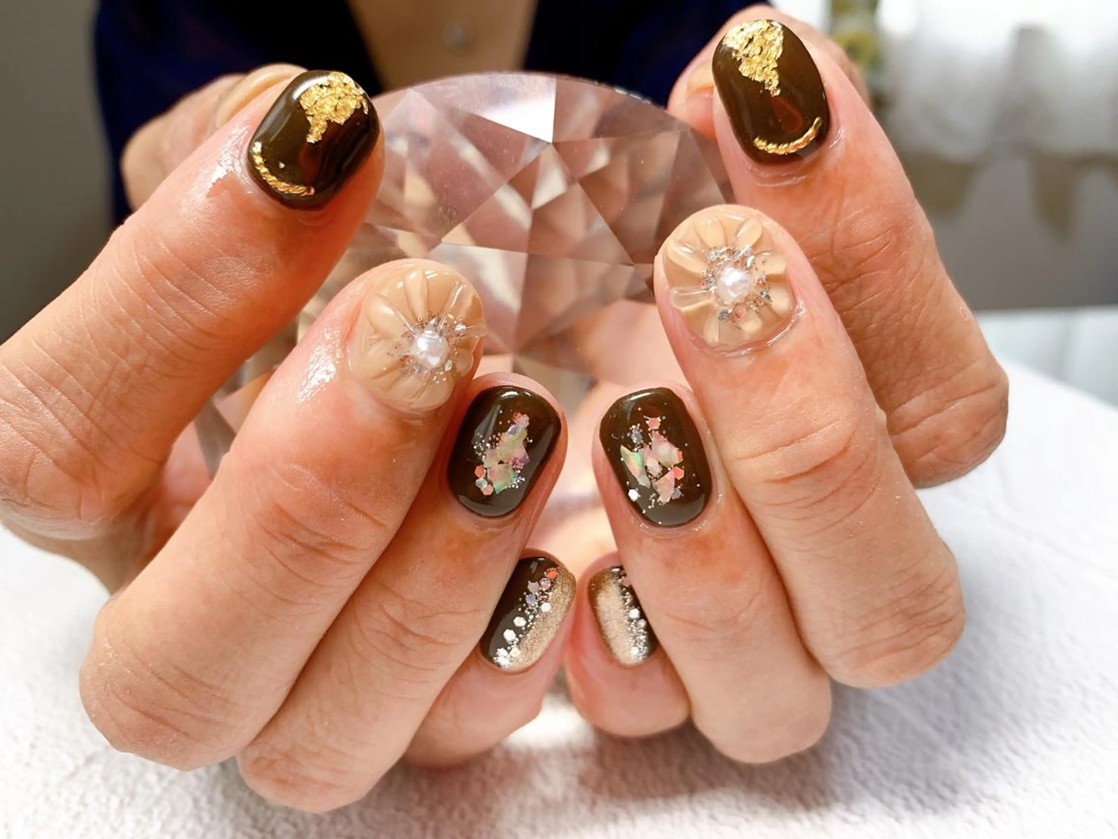 ネイル フラワーネイル ぷっくりネイル 痩身/脱毛/ネイル HARUKAのエステ・リラクイメージ