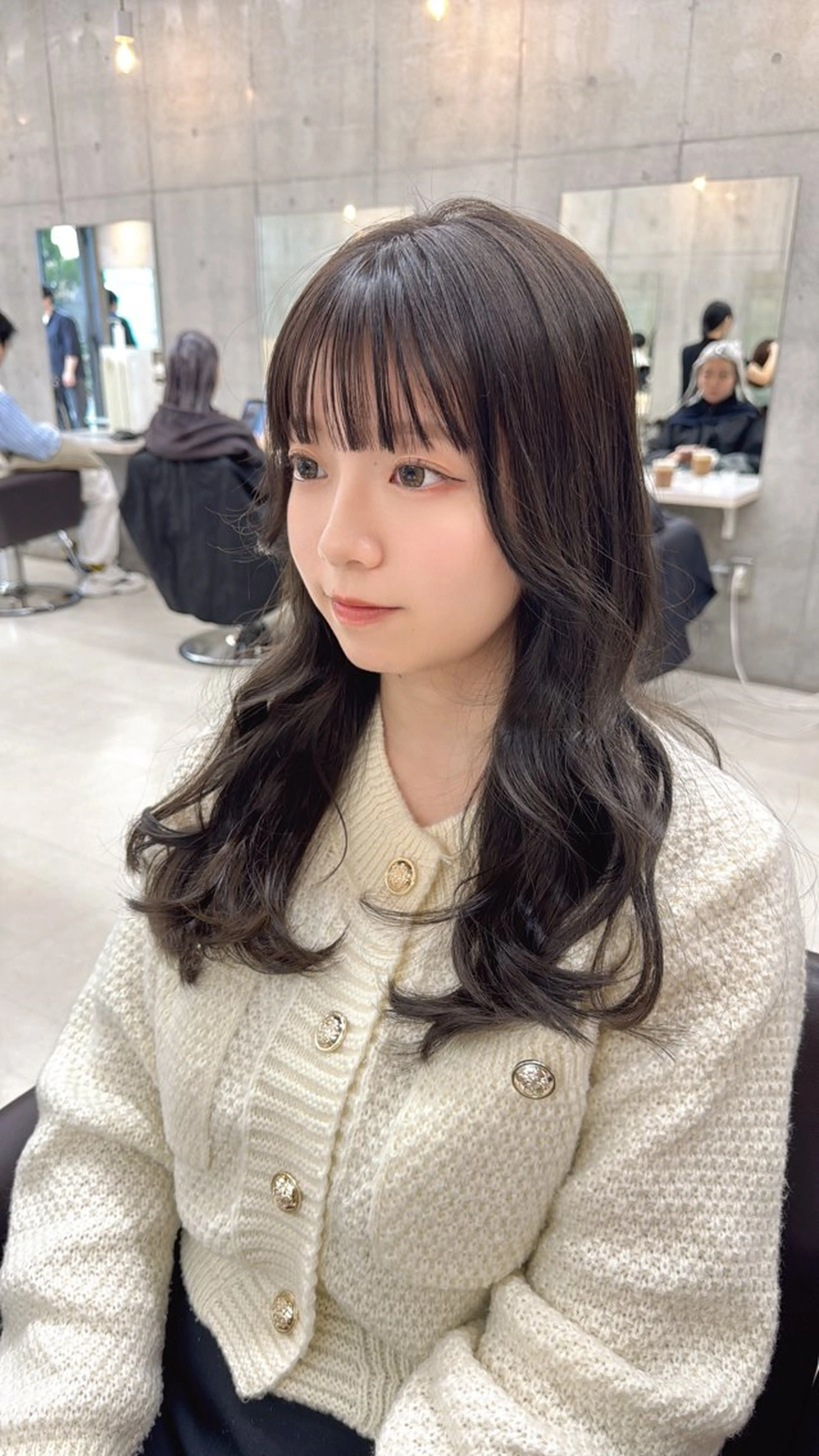 セミロング うる艶ヘア♡韓国好き 透明感　shotaのヘアスタイル