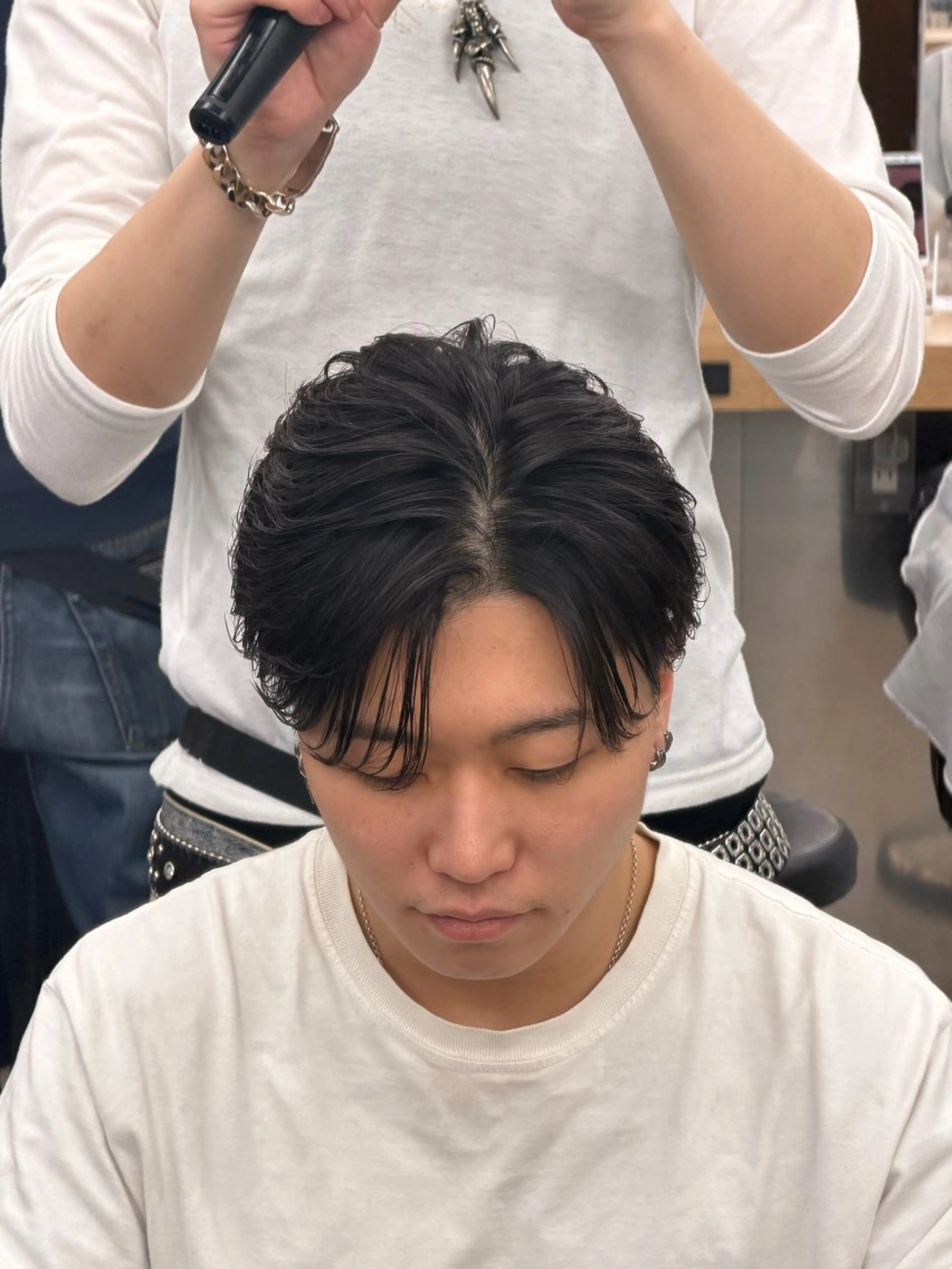 メンズ トリートメント スパイキー/ツイスパ /ハイトーン/直翔のヘアスタイル