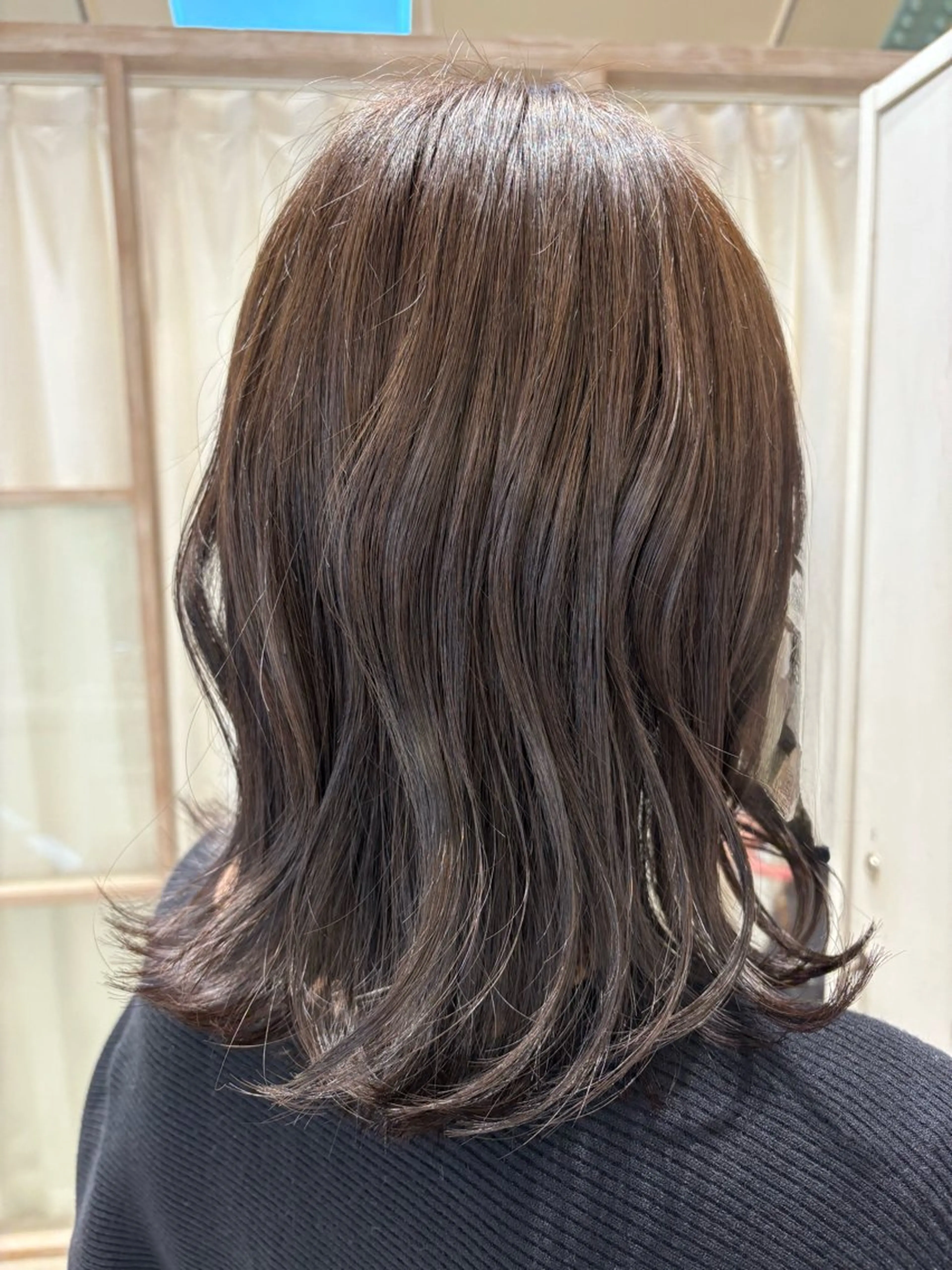 カラー オリーブカラー つちだ ゆうひ / 暗髪カラー⟡.·のヘアスタイル