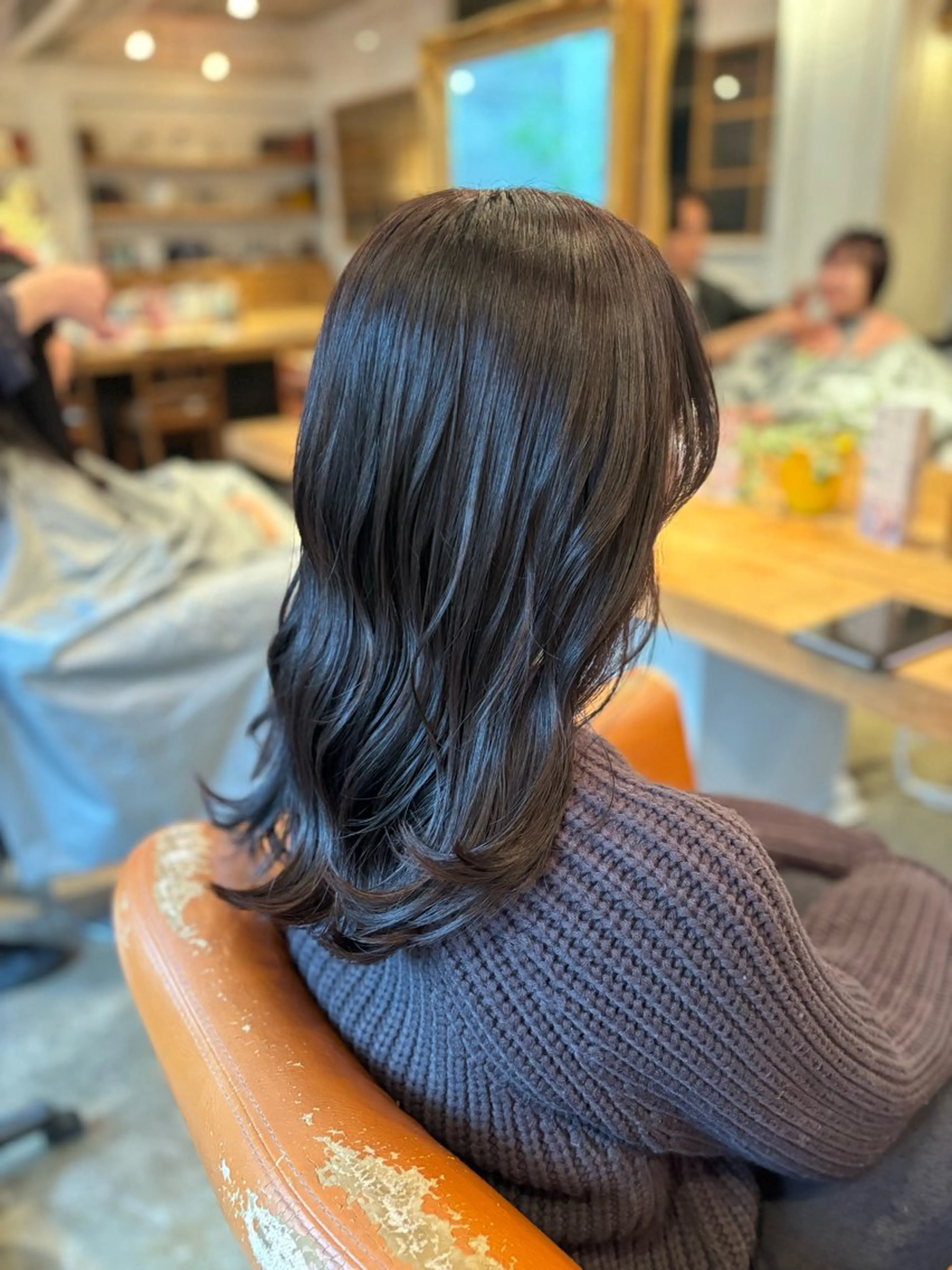 カラー 髪質改善カラー ブラウン🤎YUMEのヘアスタイル