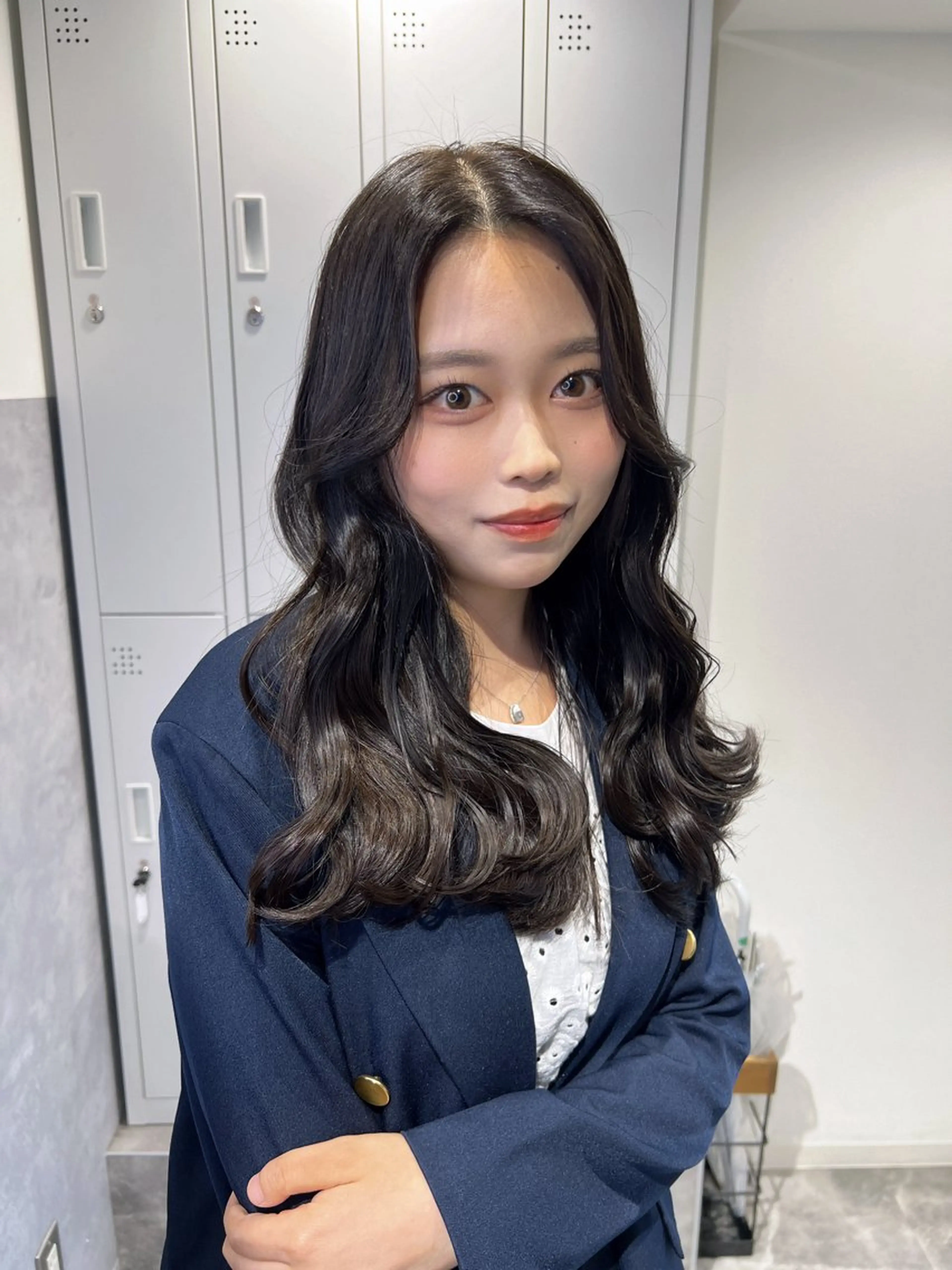 ロング カラー ブリーチ ケアブリーチ トリートメント 透明感/レイヤー 🇰🇷tomonaのヘアスタイル