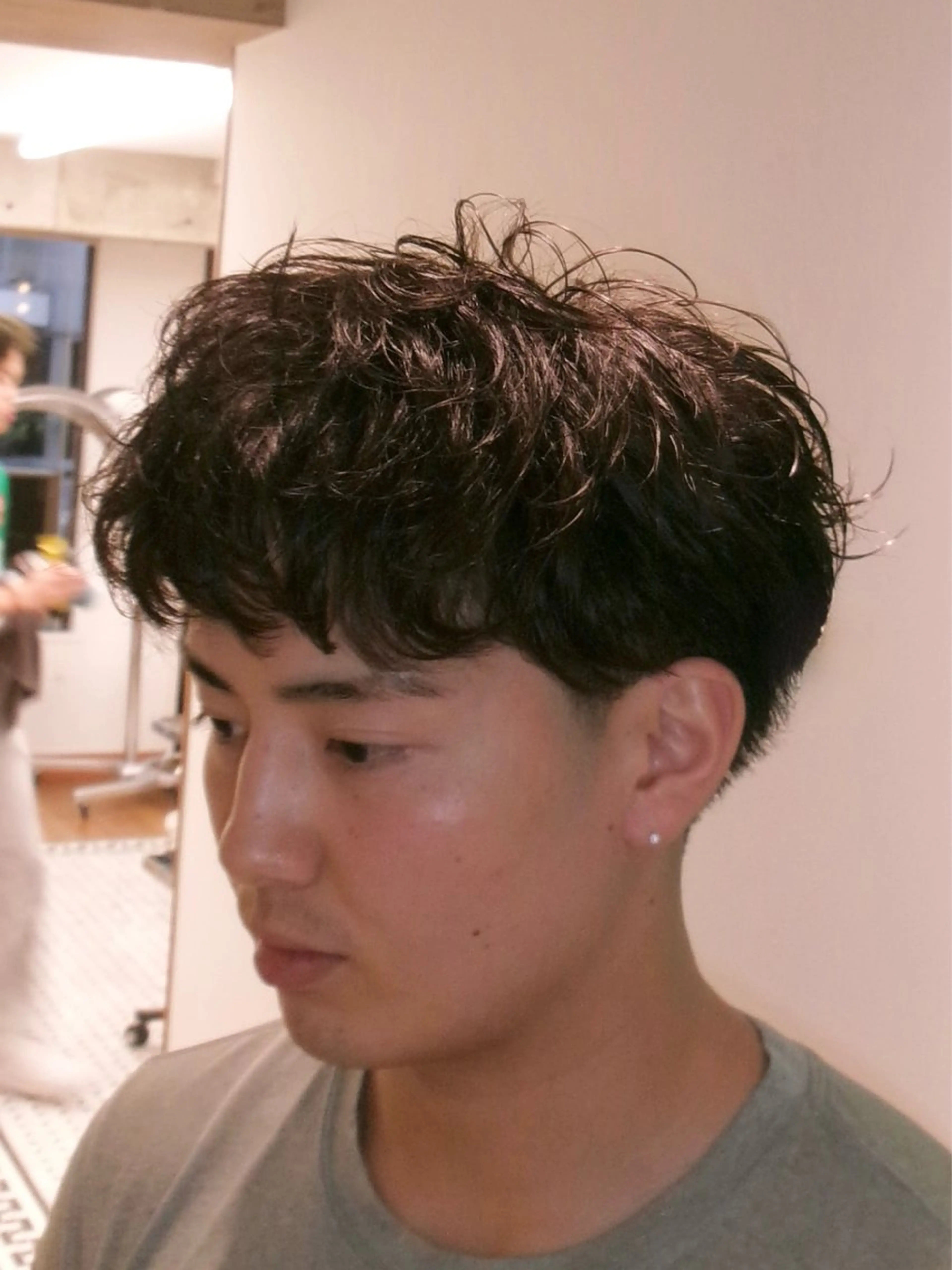 ショート メンズ メンズパーマ メンズカット 髙橋創のヘアスタイル