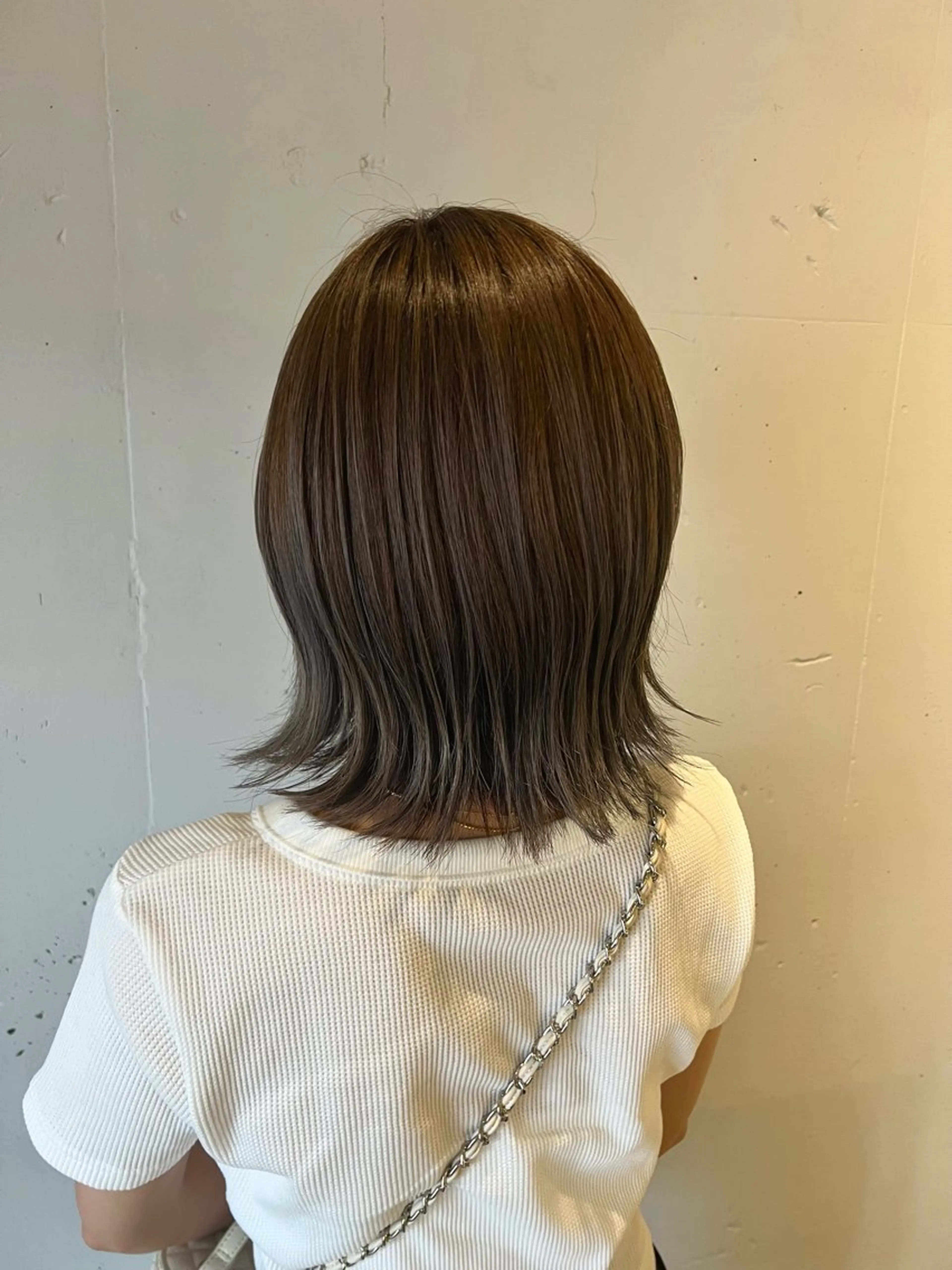 ミディアム カラー ブリーチ ハイライトカラー 卒業式のヘアスタイル ハイライト ヘアカラー トリートメント ヘッドスパ カラースペシャリスト しょう🧑🏼‍🎨のヘアスタイル