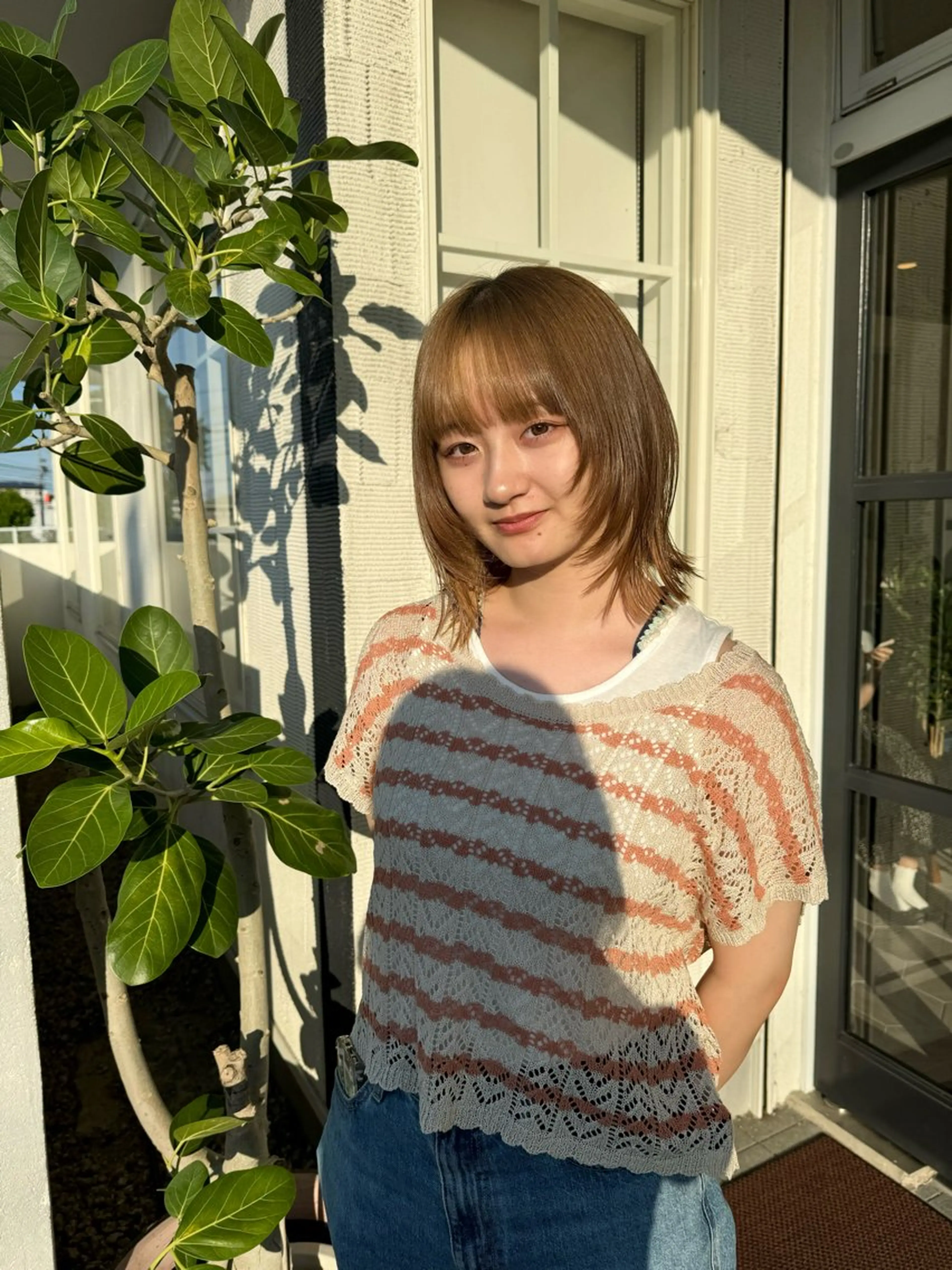 ショート 顔周りカット レイヤーカット ウルフカット ウルフレイヤー 仲野 亜由美のヘアスタイル