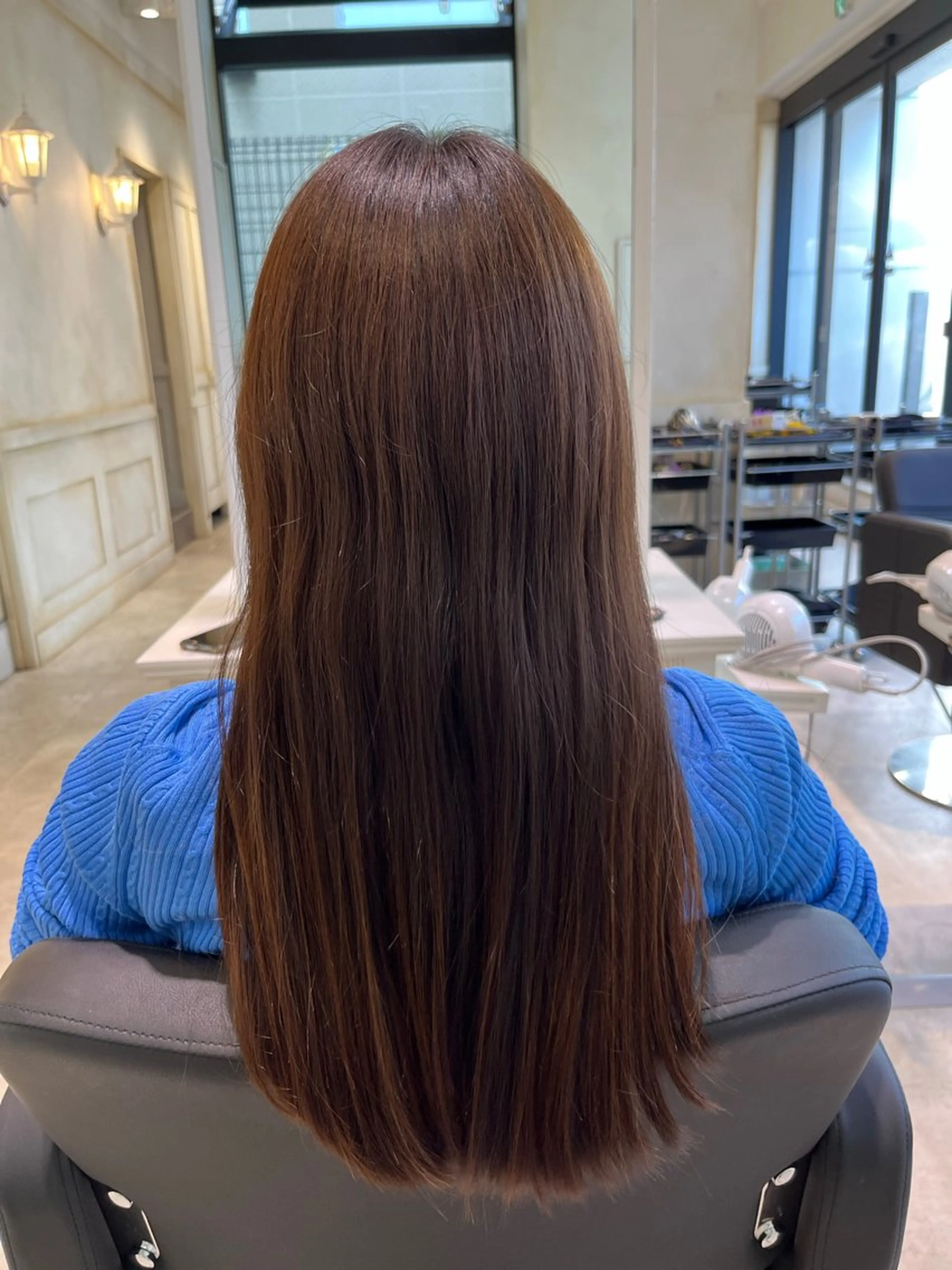 ロング 縮毛矯正 仲尾 翔也のヘアスタイル
