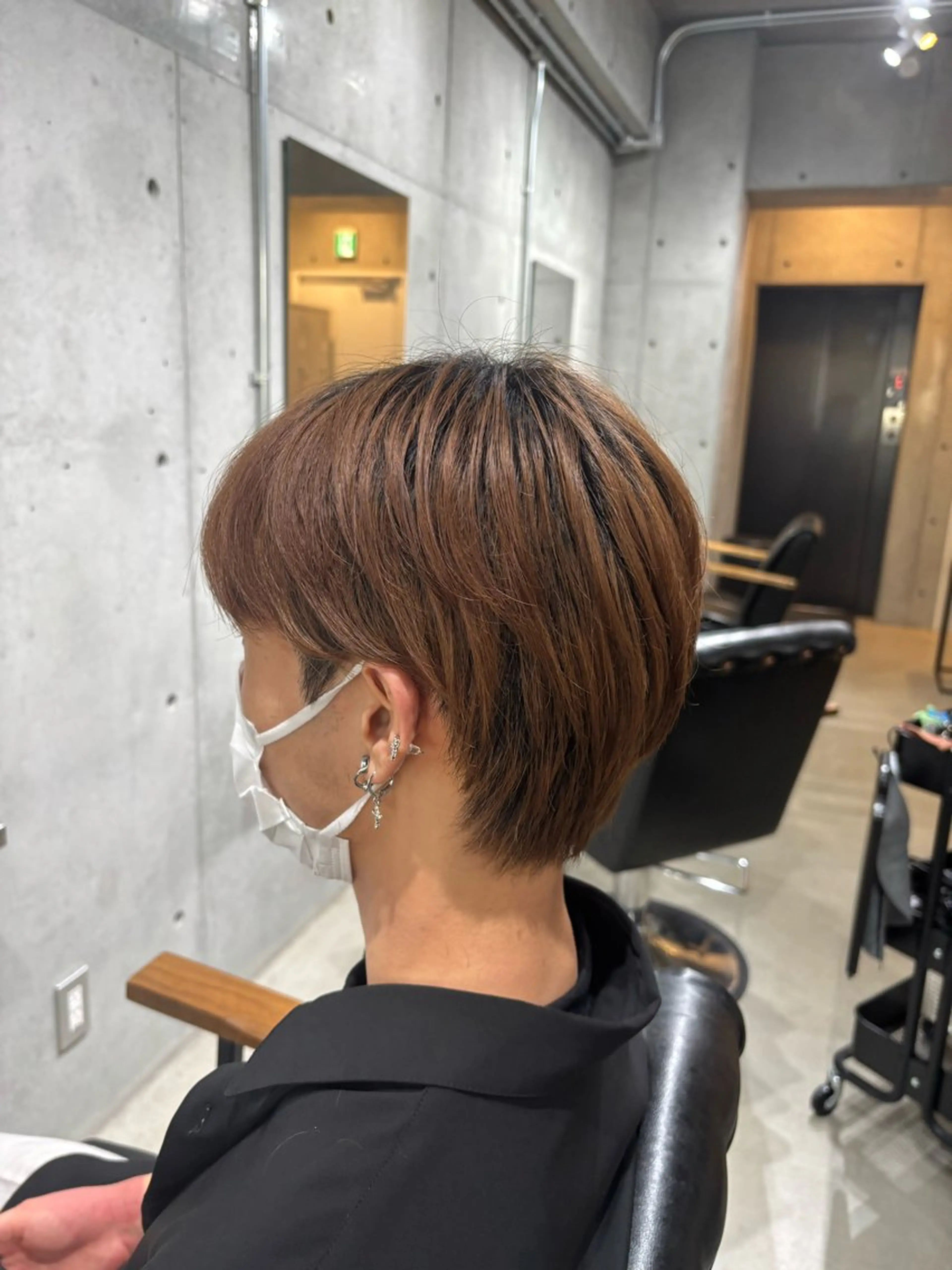 メンズ メンズ韓国風 韓国ヘア 高森蓮のヘアスタイル