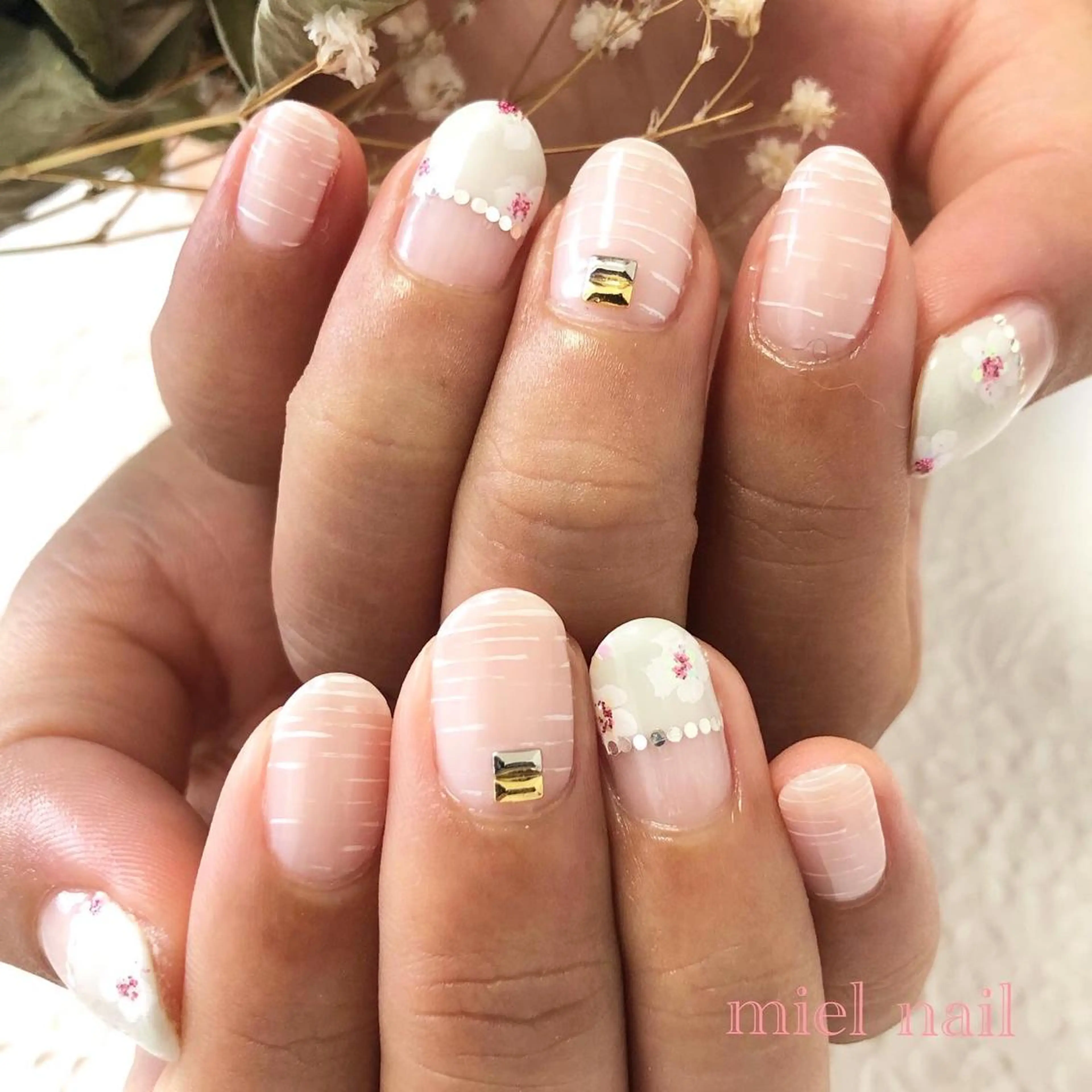 ネイル ハンドネイル miel nailのネイルデザイン