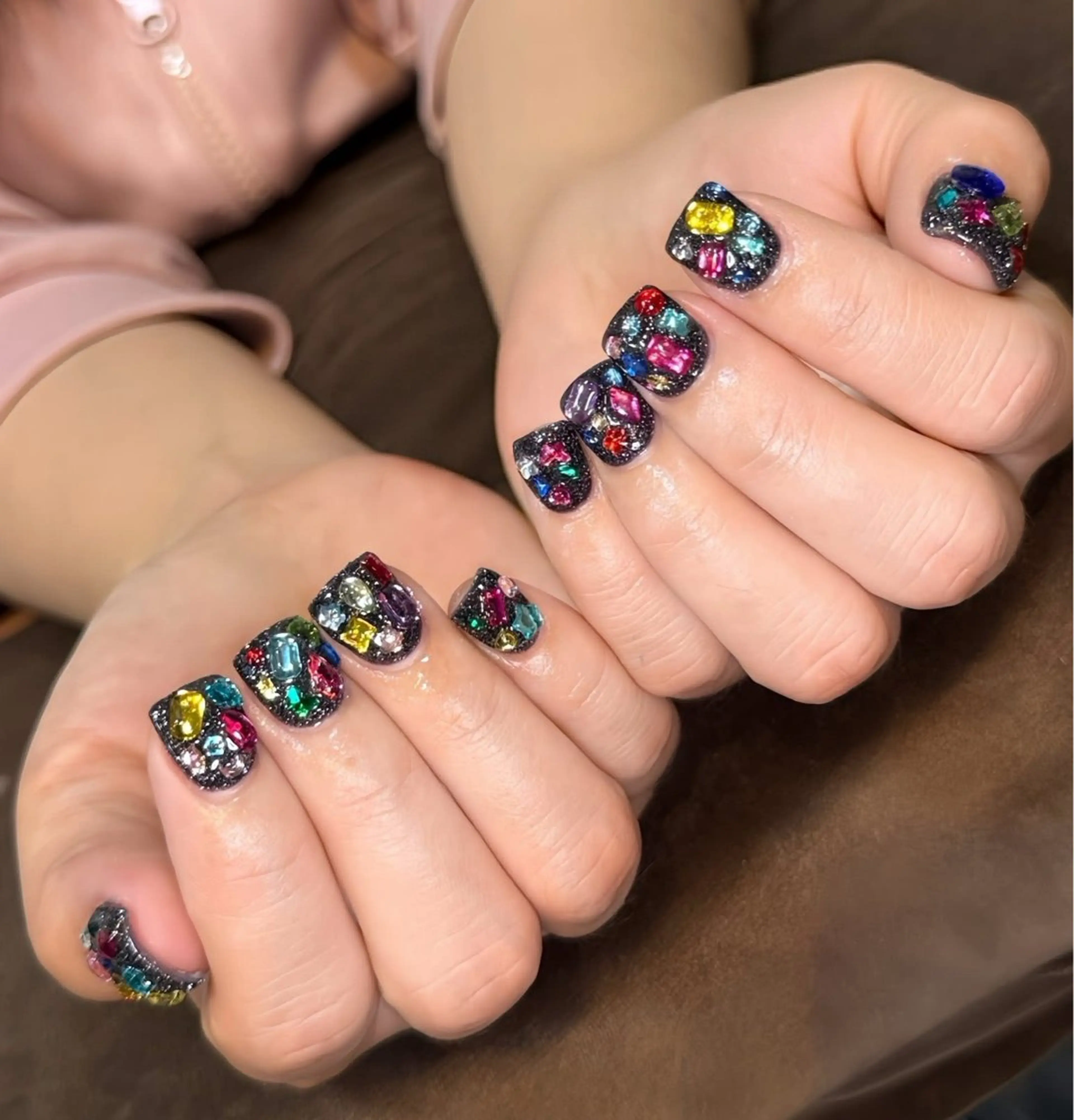 ネイル ハンドネイル ハンドケア DuLi Blinkのネイルデザイン