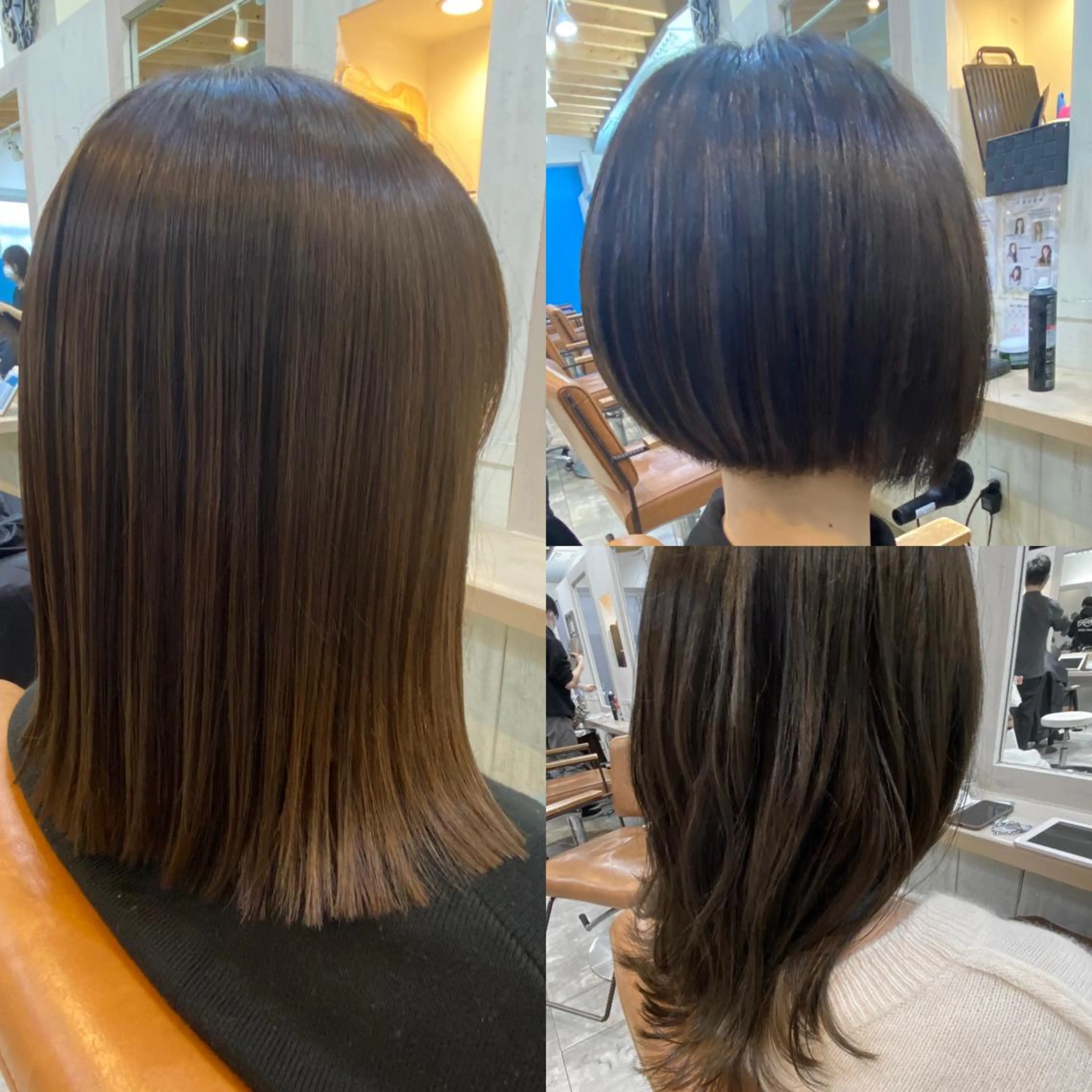 ミディアム 米林 遼のヘアスタイル