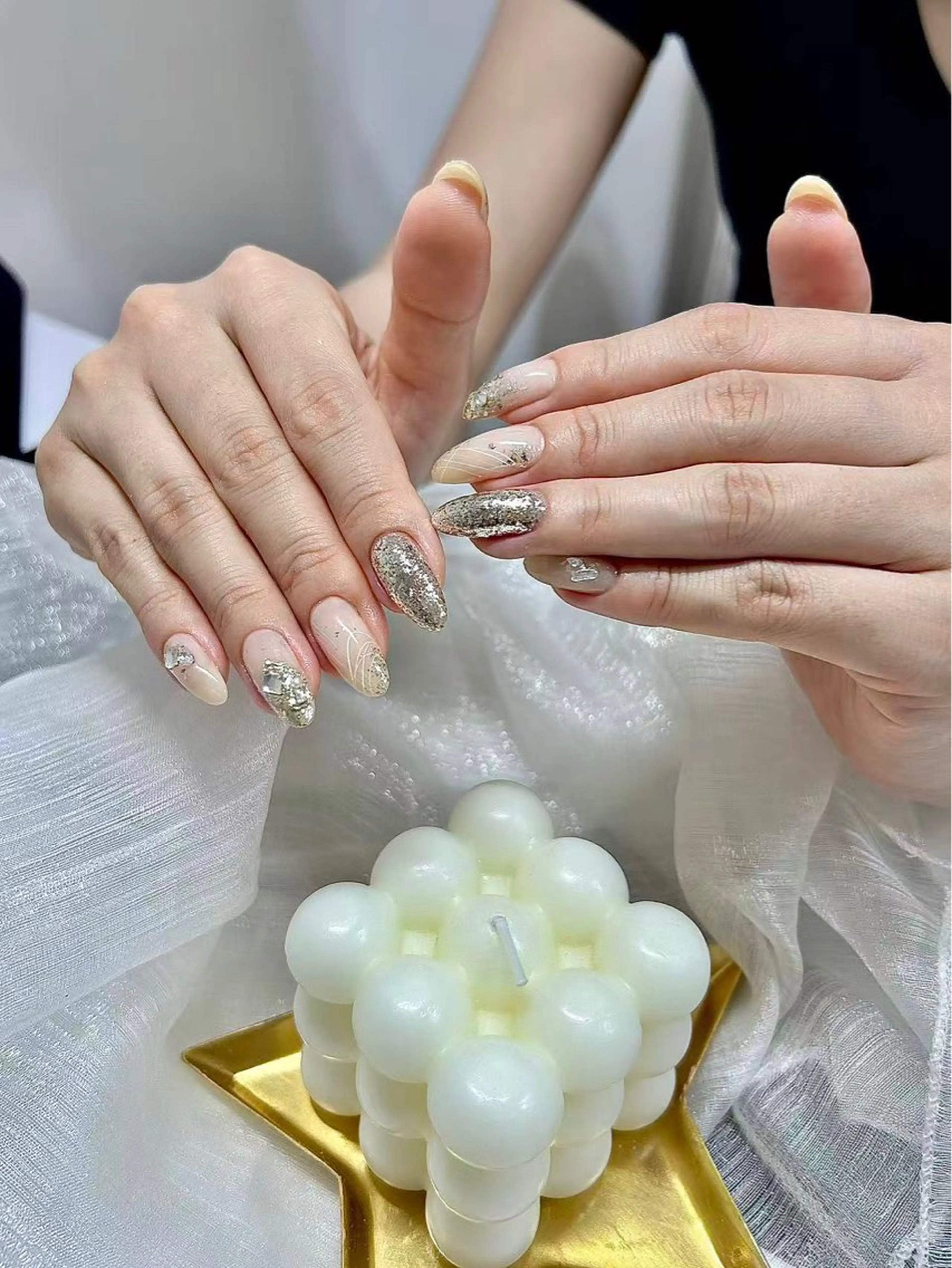 ネイル スカルプネイル シンプルネイル ハンドネイル ハンドケア Lu nailsalonのネイルデザイン