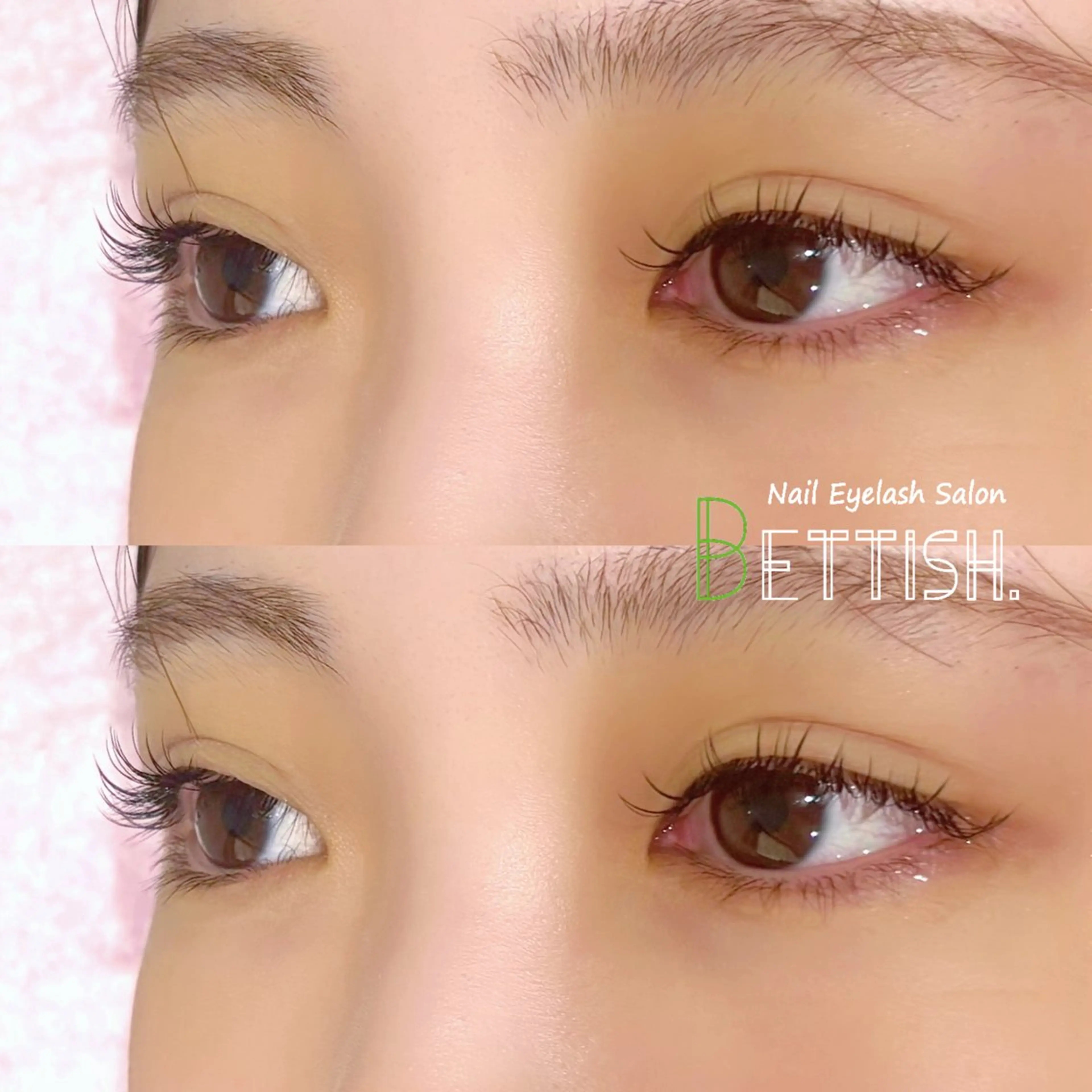 マツエク・マツパ フラットラッシュ マツエク BETTISH🩵 SERIのマツエク・マツパデザイン