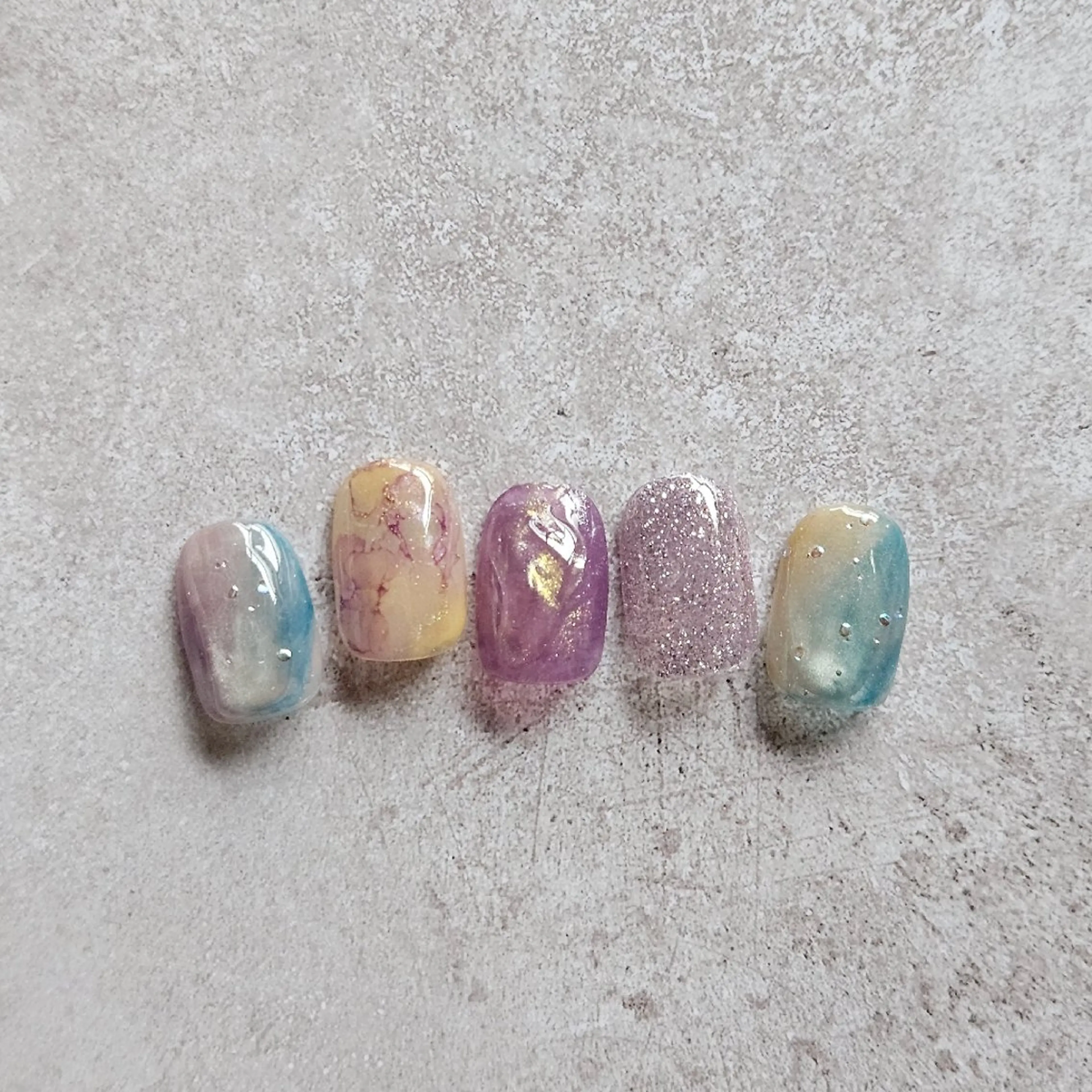 ネイル 夏ネイル ハンドネイル Nailsalon manoのネイルデザイン