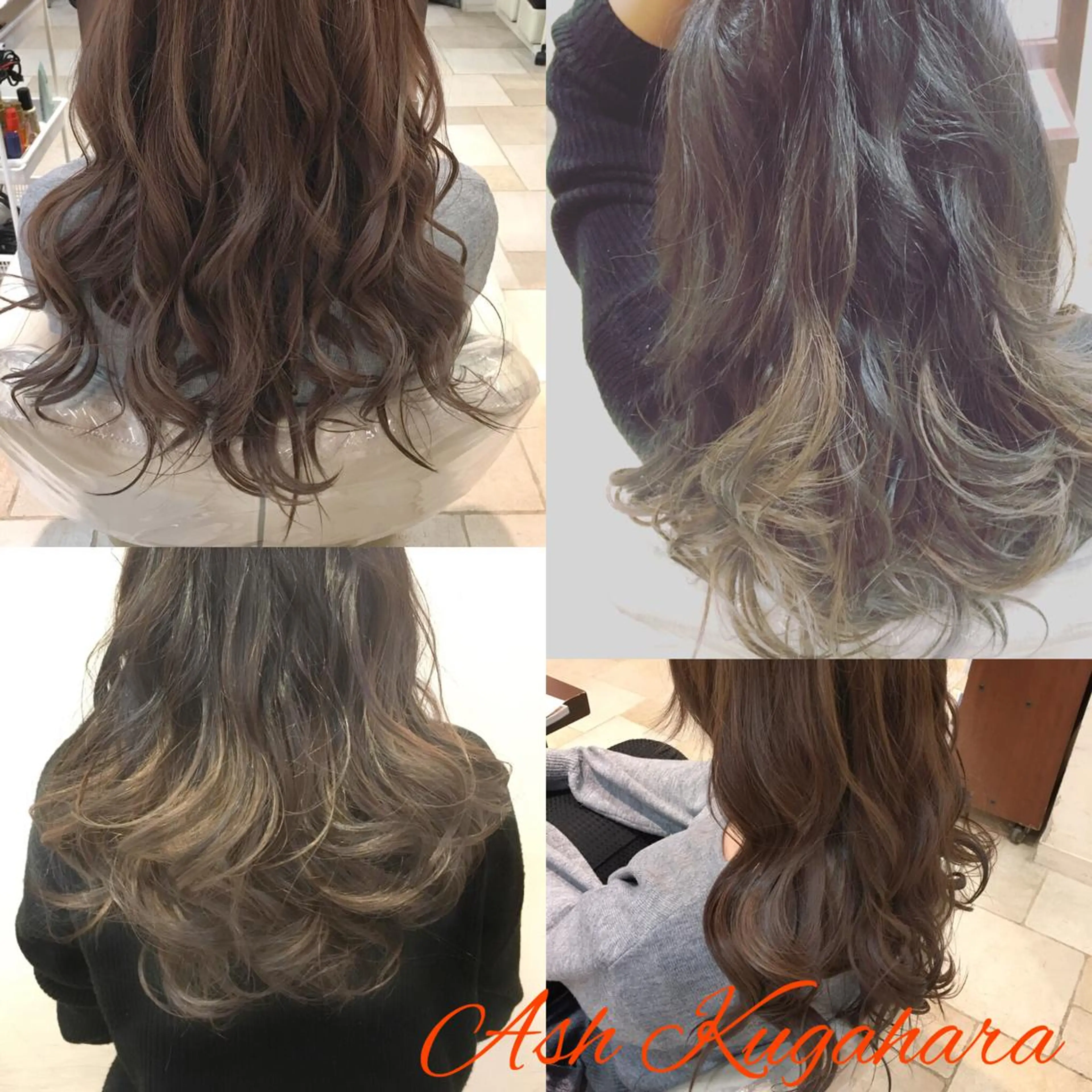 ロング カラー ヘアアレンジ 髪質改善・縮毛矯正 Taijuのヘアスタイル