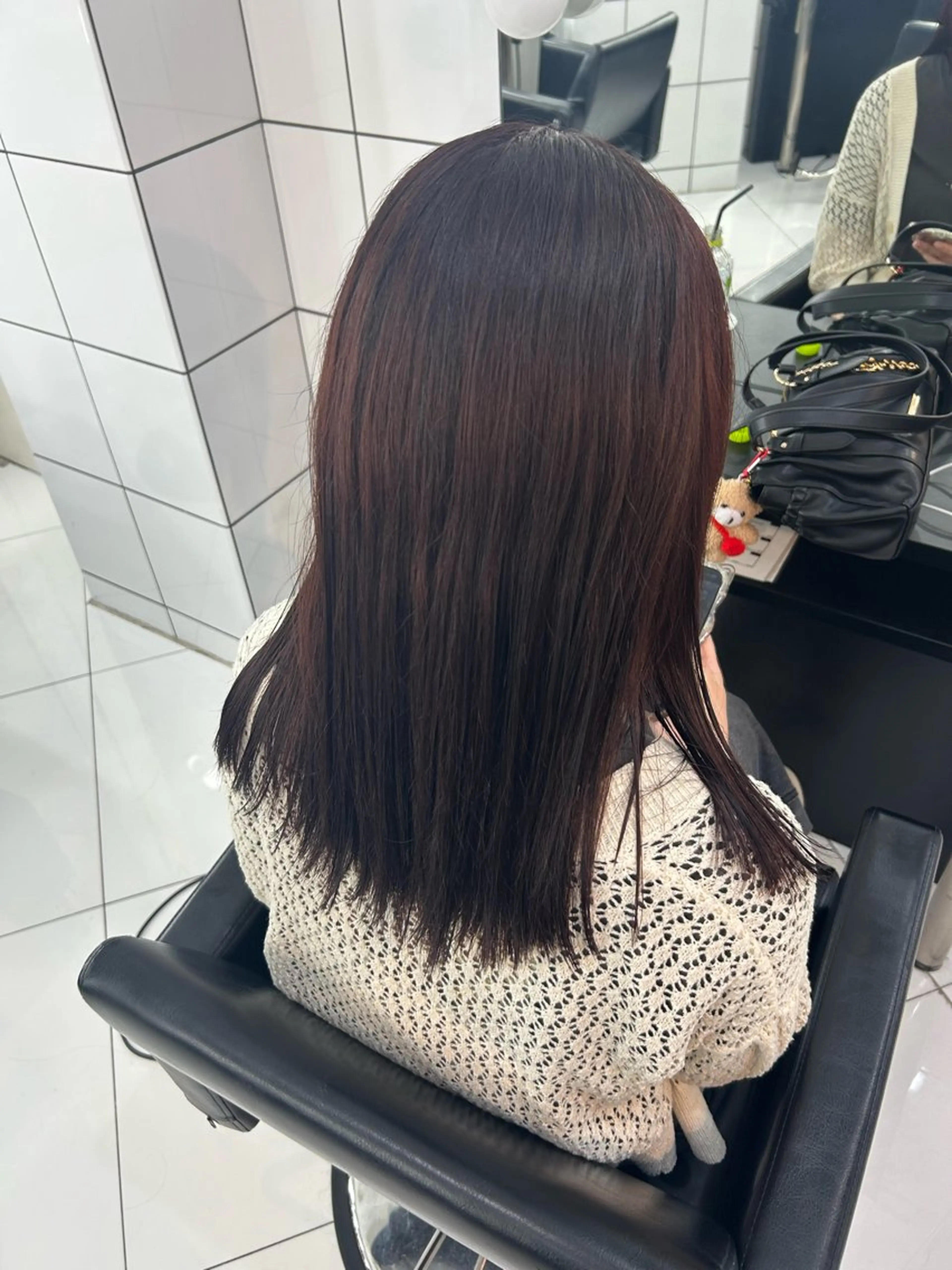 ミディアム ヘアカラー 小椋 壮一朗のヘアスタイル
