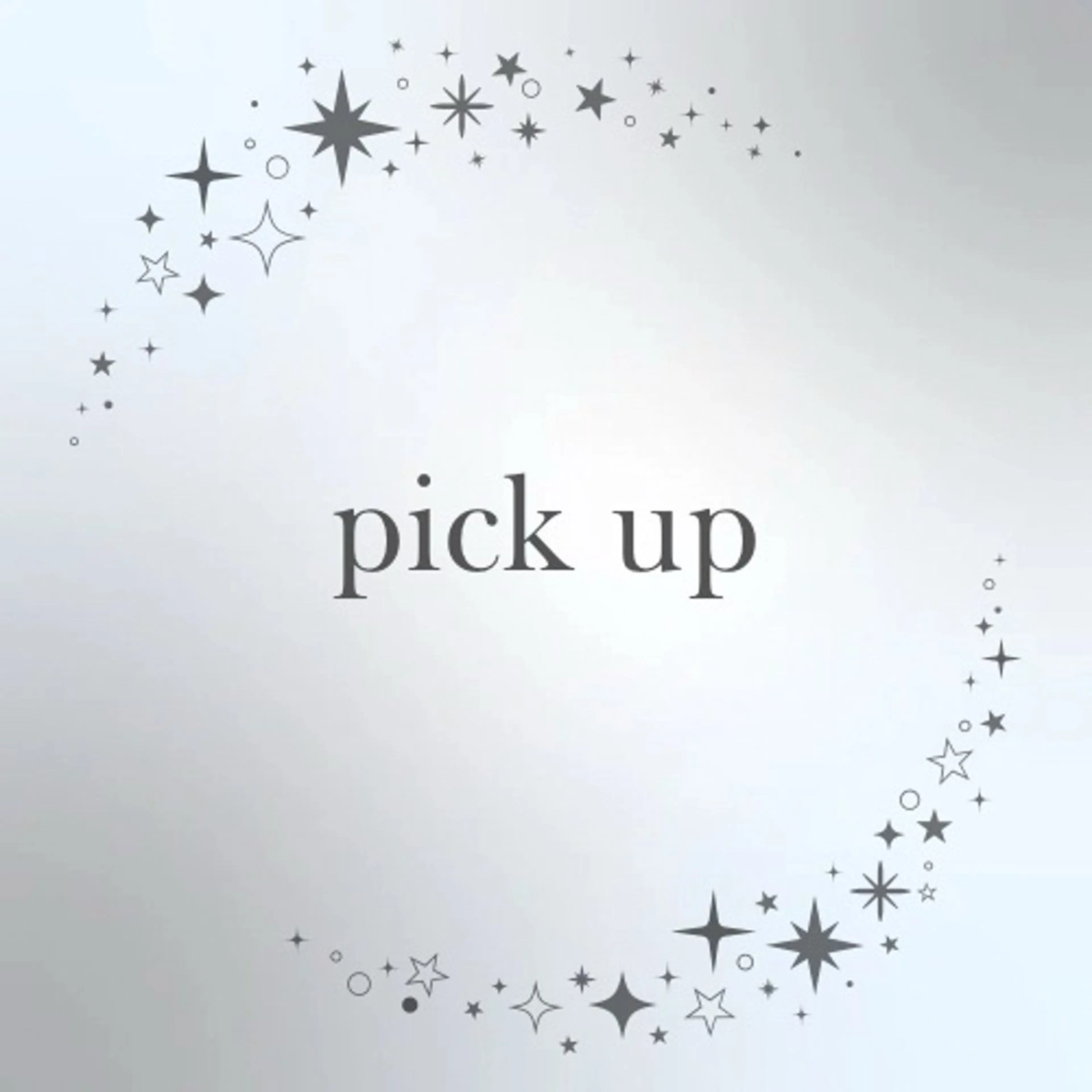 pickup menu⇩の写真