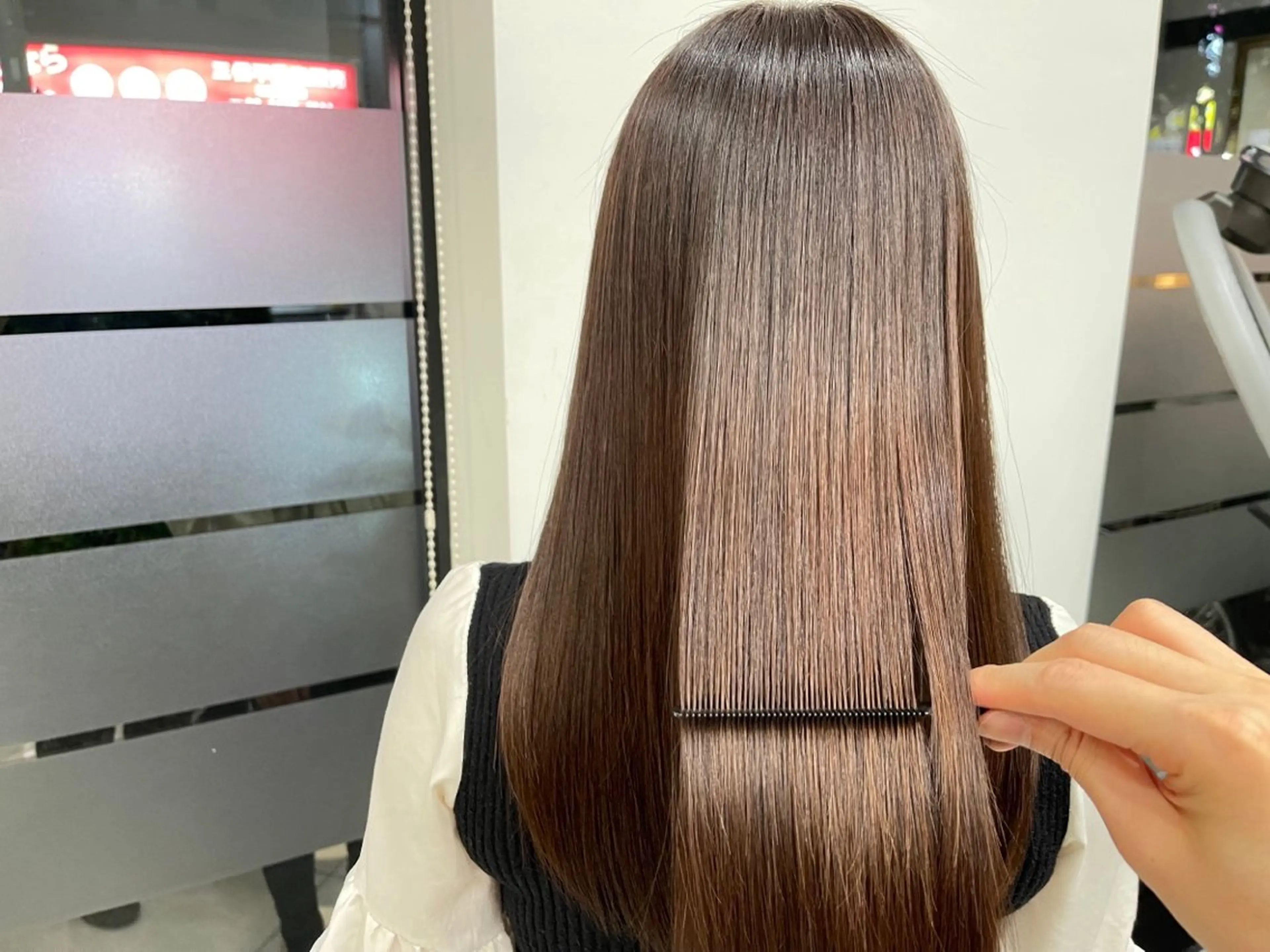 ロング 平川 忠明のヘアスタイル