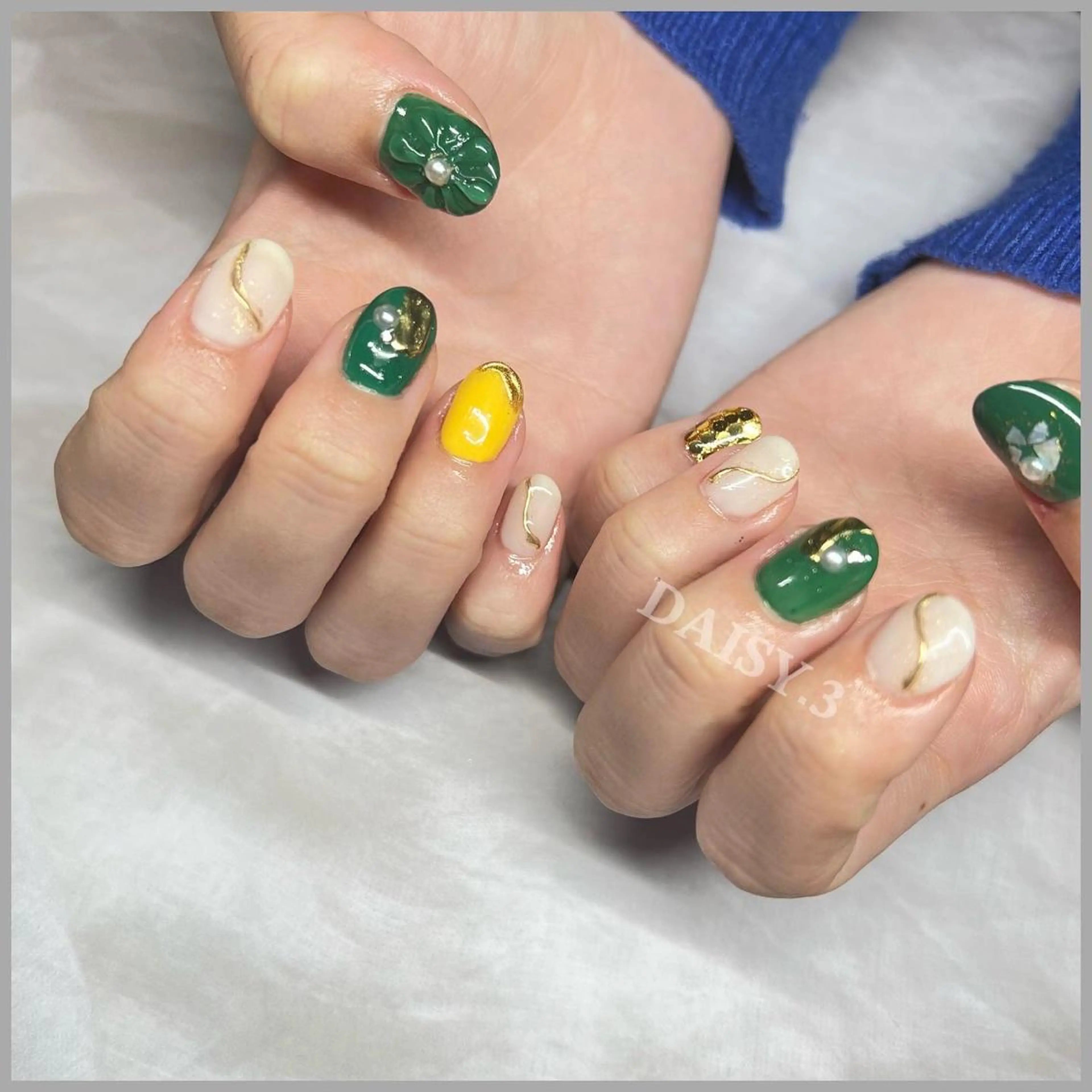 ネイル 成人式 🌙南流山ネイル DAISY.3🦄のネイルデザイン