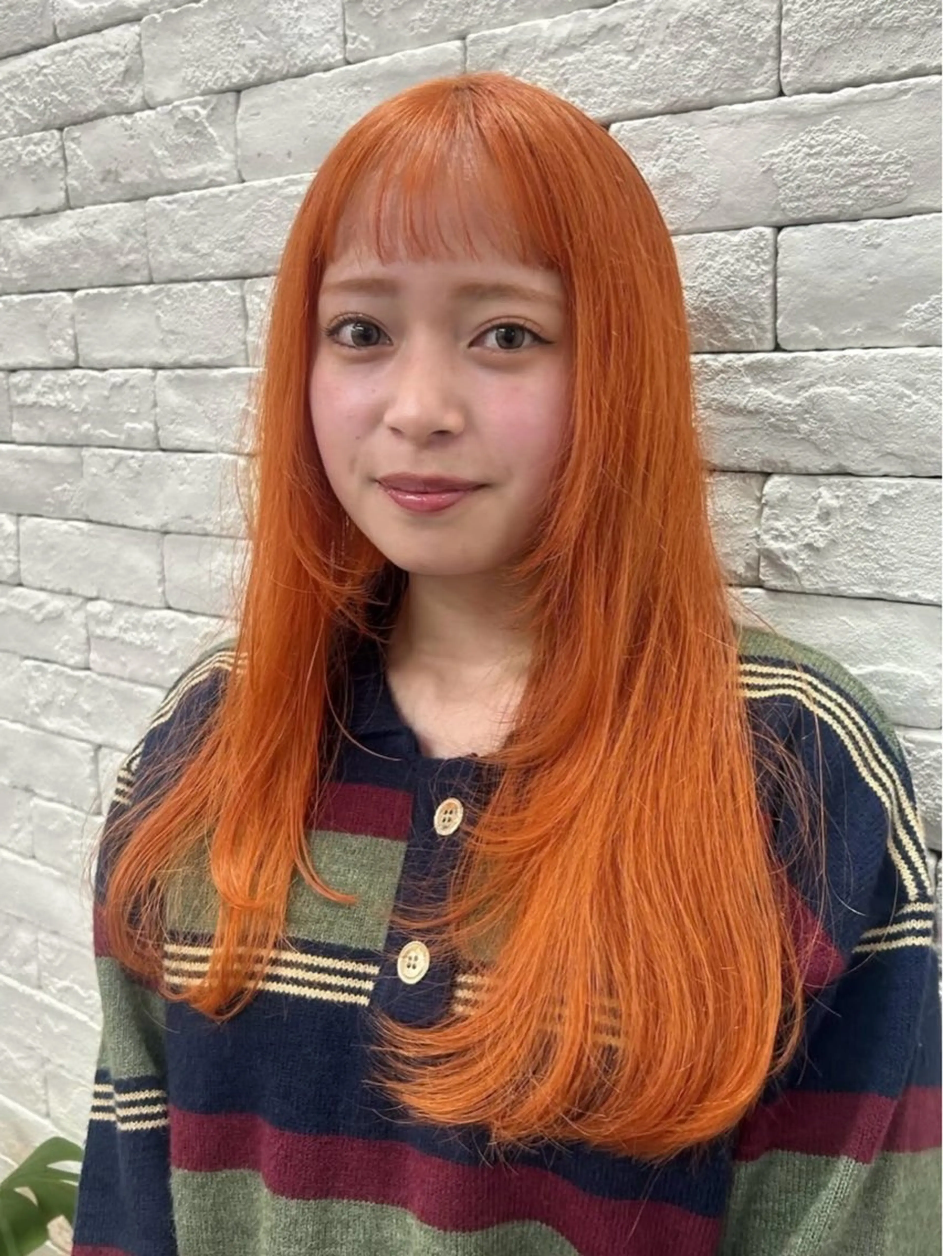 セミロング ヘアカラー ブリーチ透明感カラー 🍀mizuki🍀のヘアスタイル