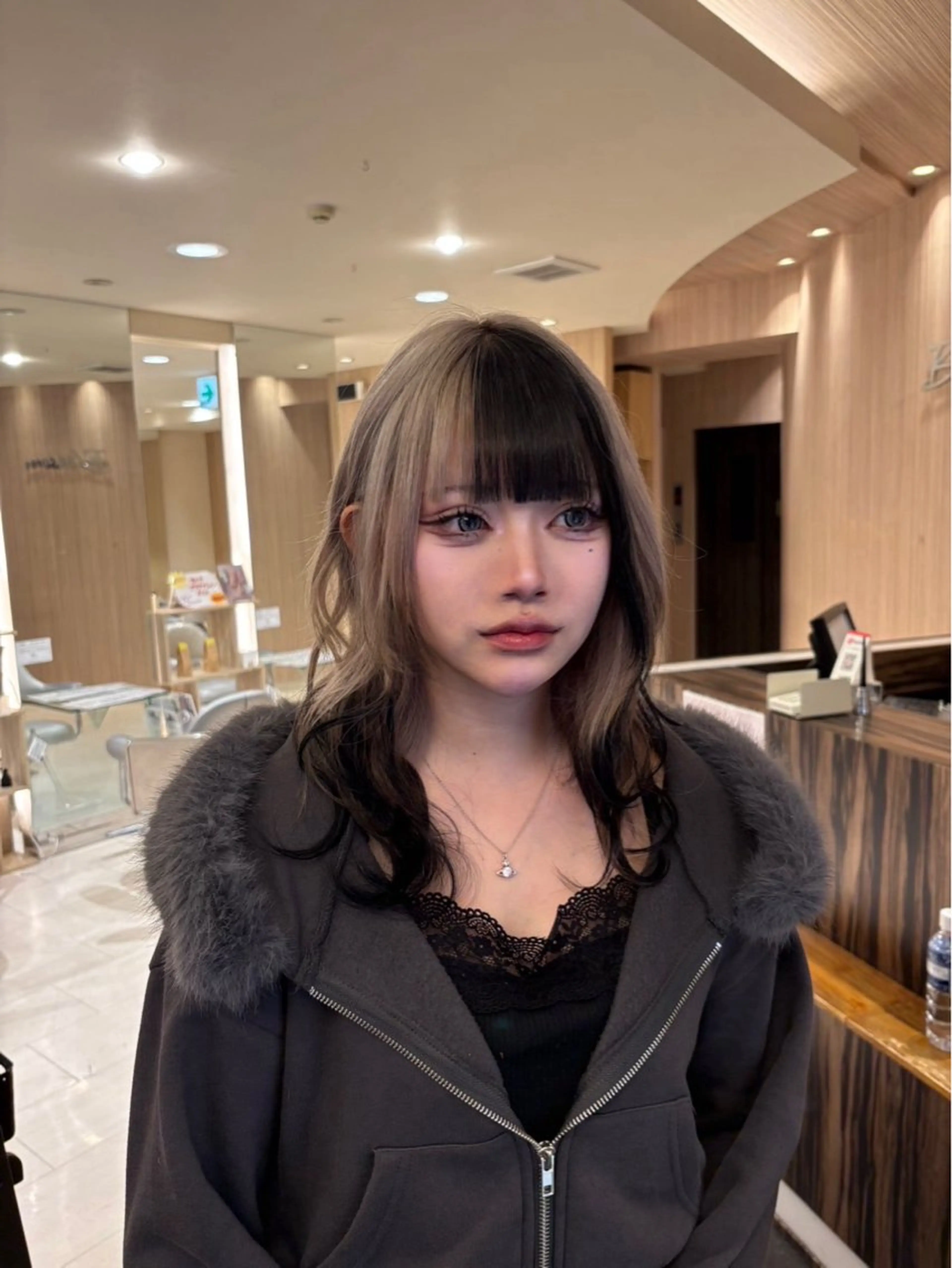 セミロング カラー haruna☪︎ モデル募集中✩のヘアスタイル