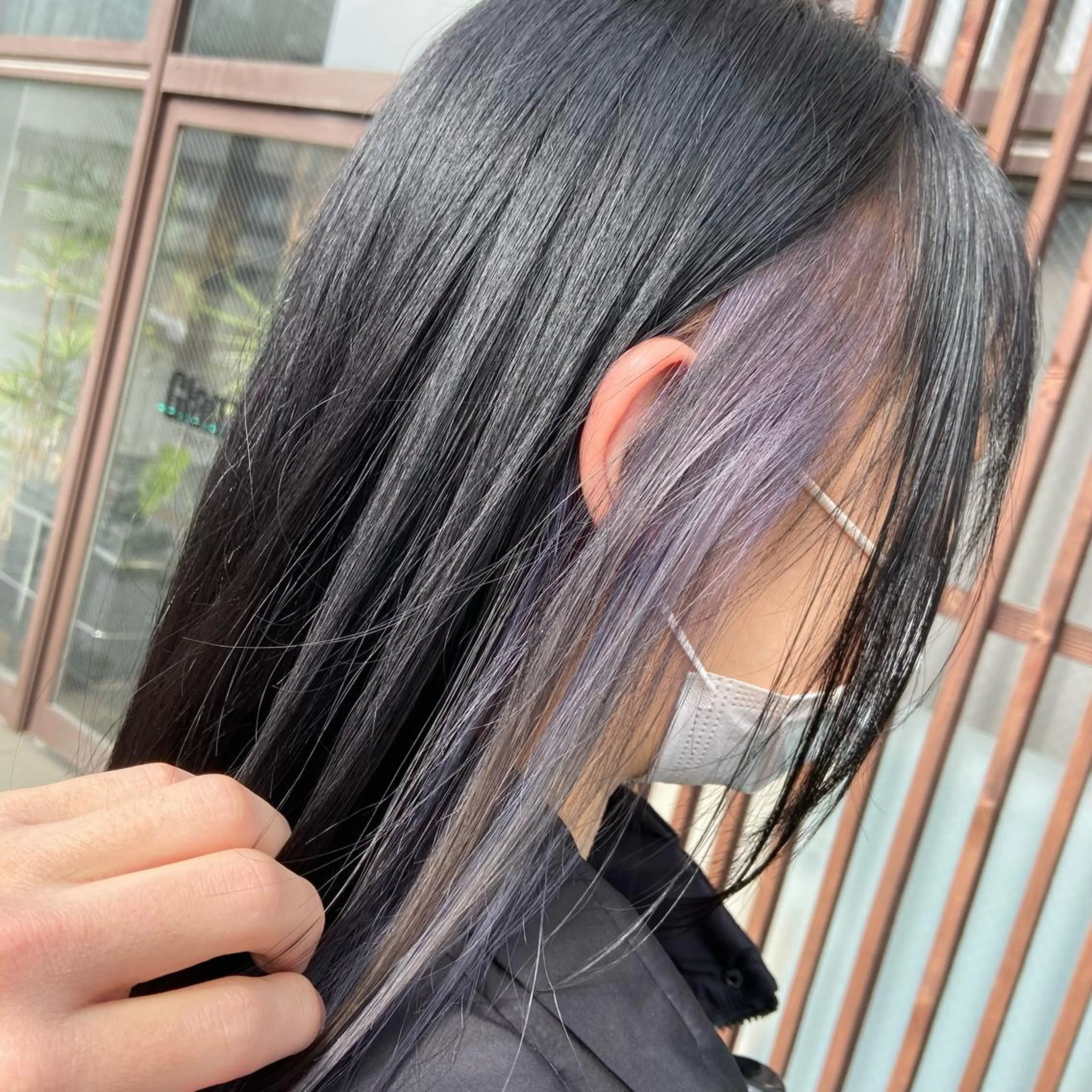 ミディアム カラー カット ヘアカラー 大人かわいいインナー カラー/菊池柊真🎨のヘアスタイル