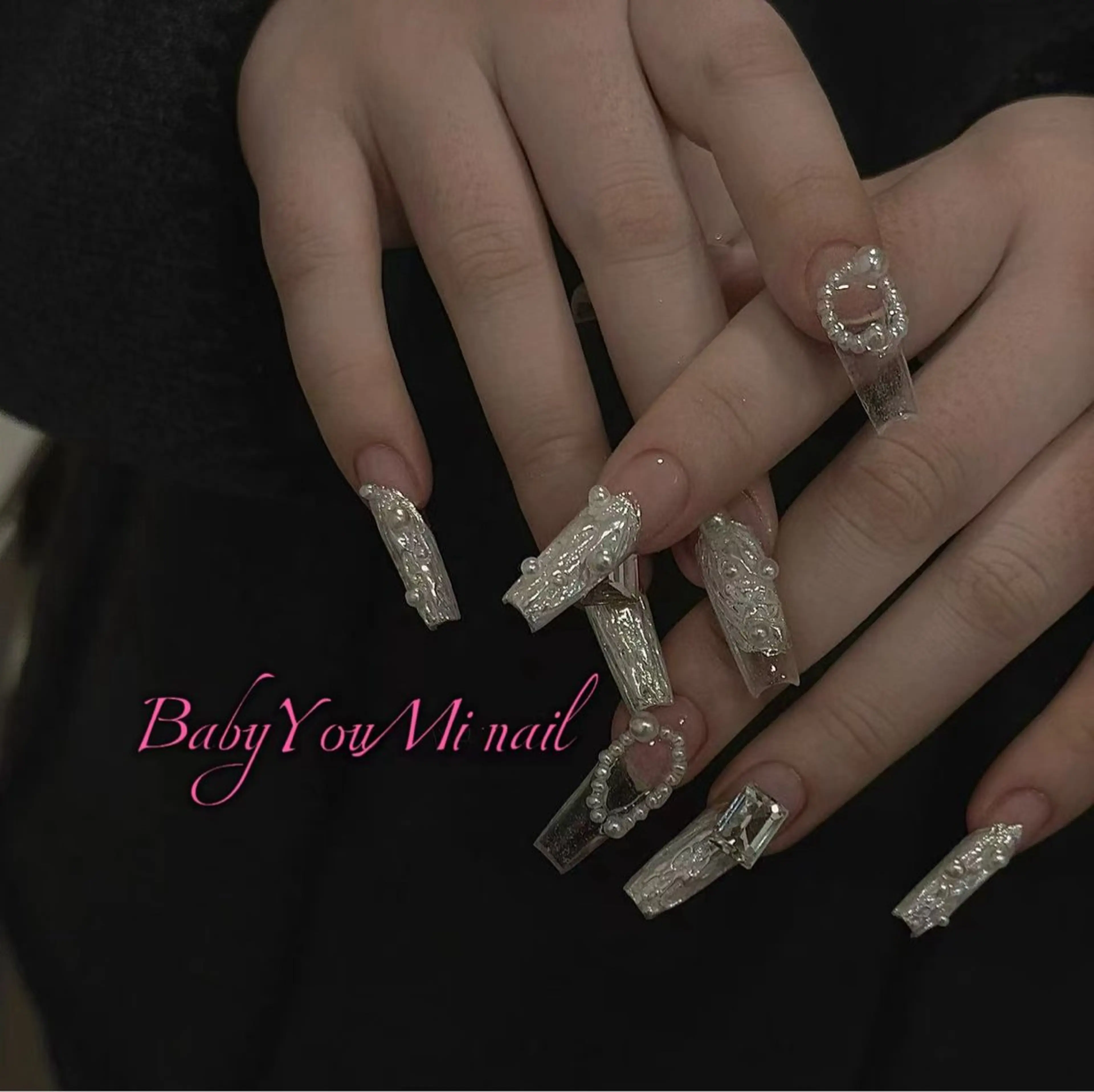 ネイル オーロラネイル 成人式 フットネイル フレンチネイル ジェルネイル ハンドネイル 相沢 さやかのネイルデザイン