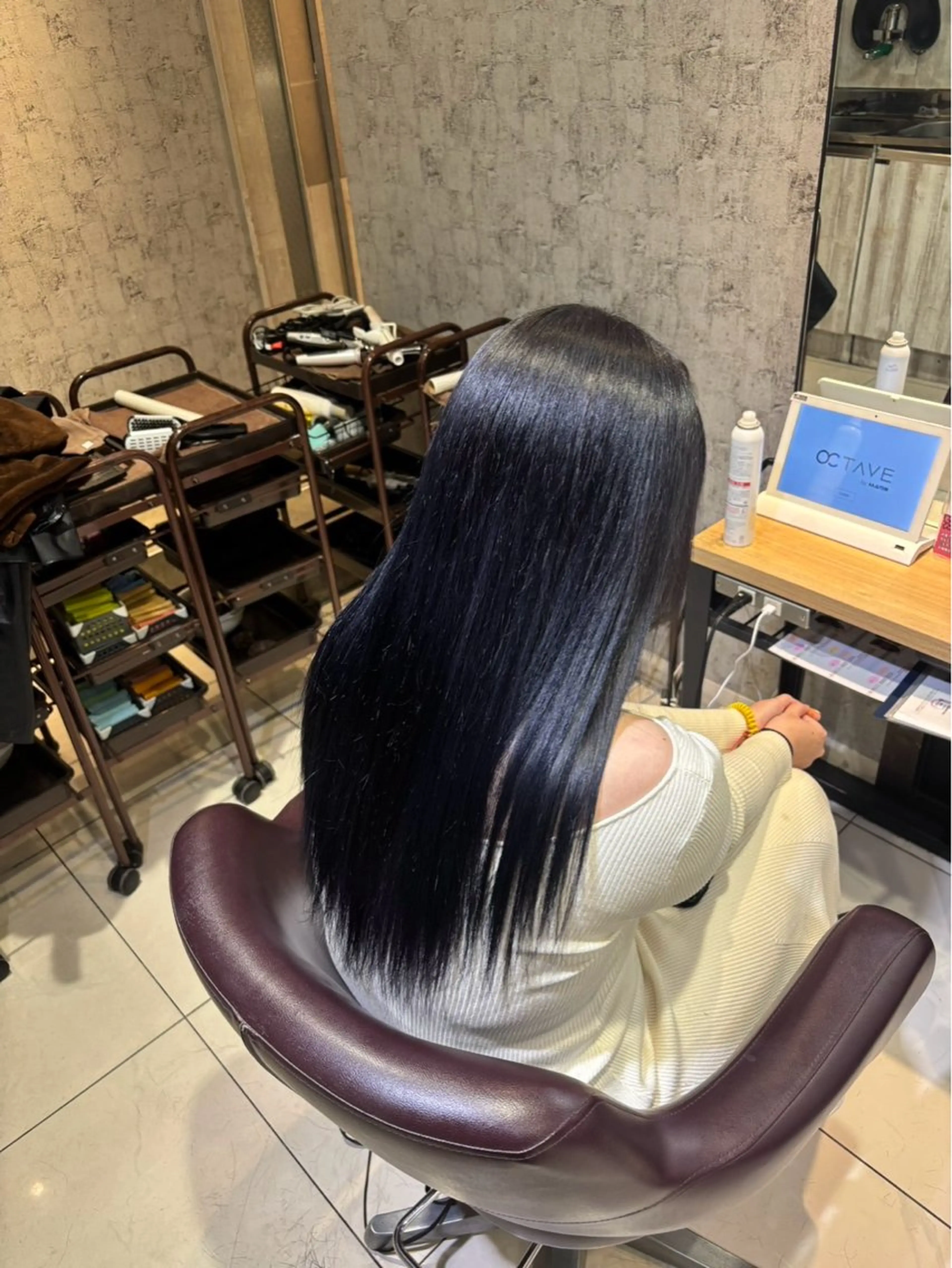 髪質改善 💠 韓国風うる艶/シオリのヘアスタイル