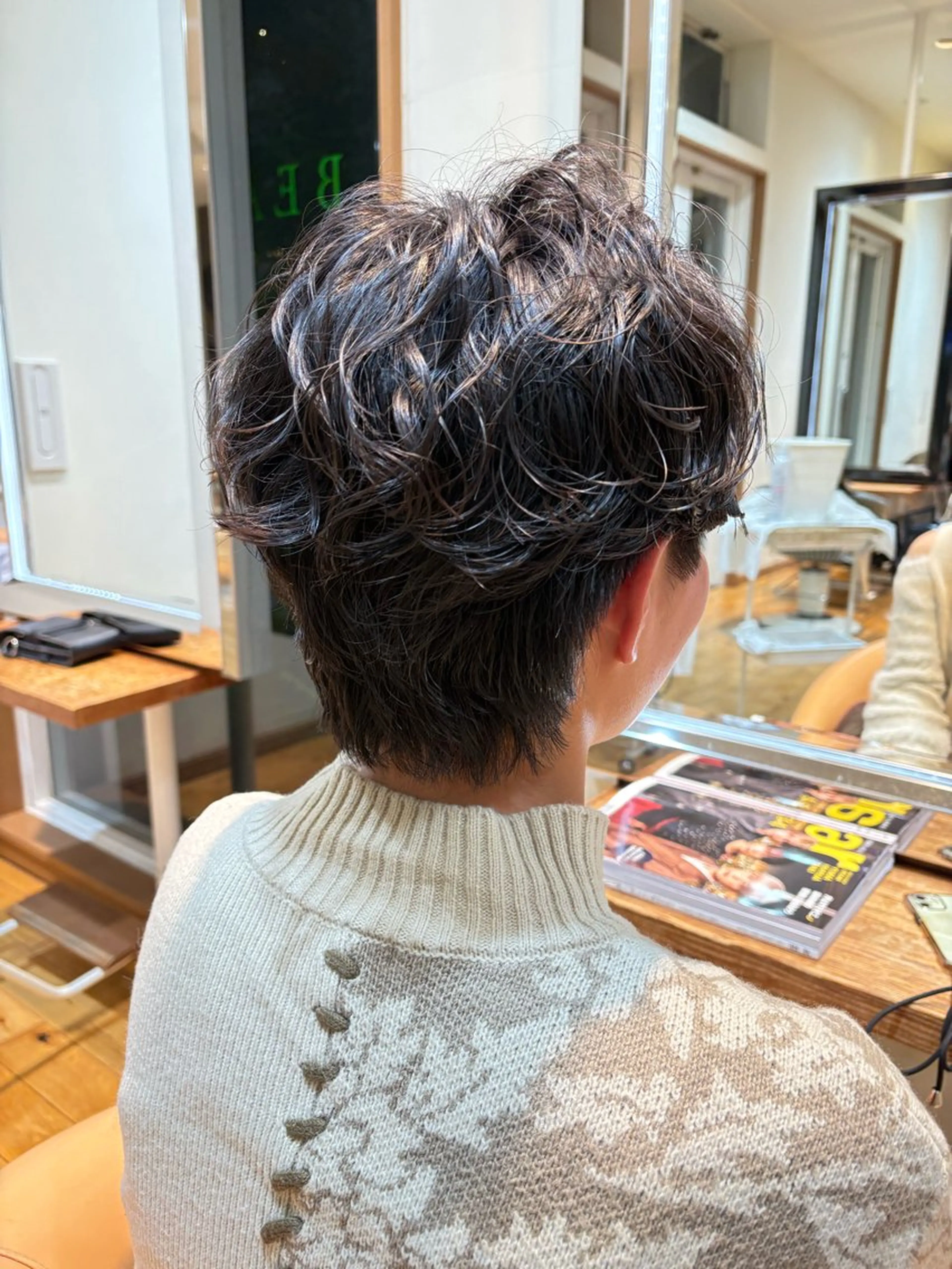 ショート パーマ ショートカット／ 明千（ミチ）のヘアスタイル