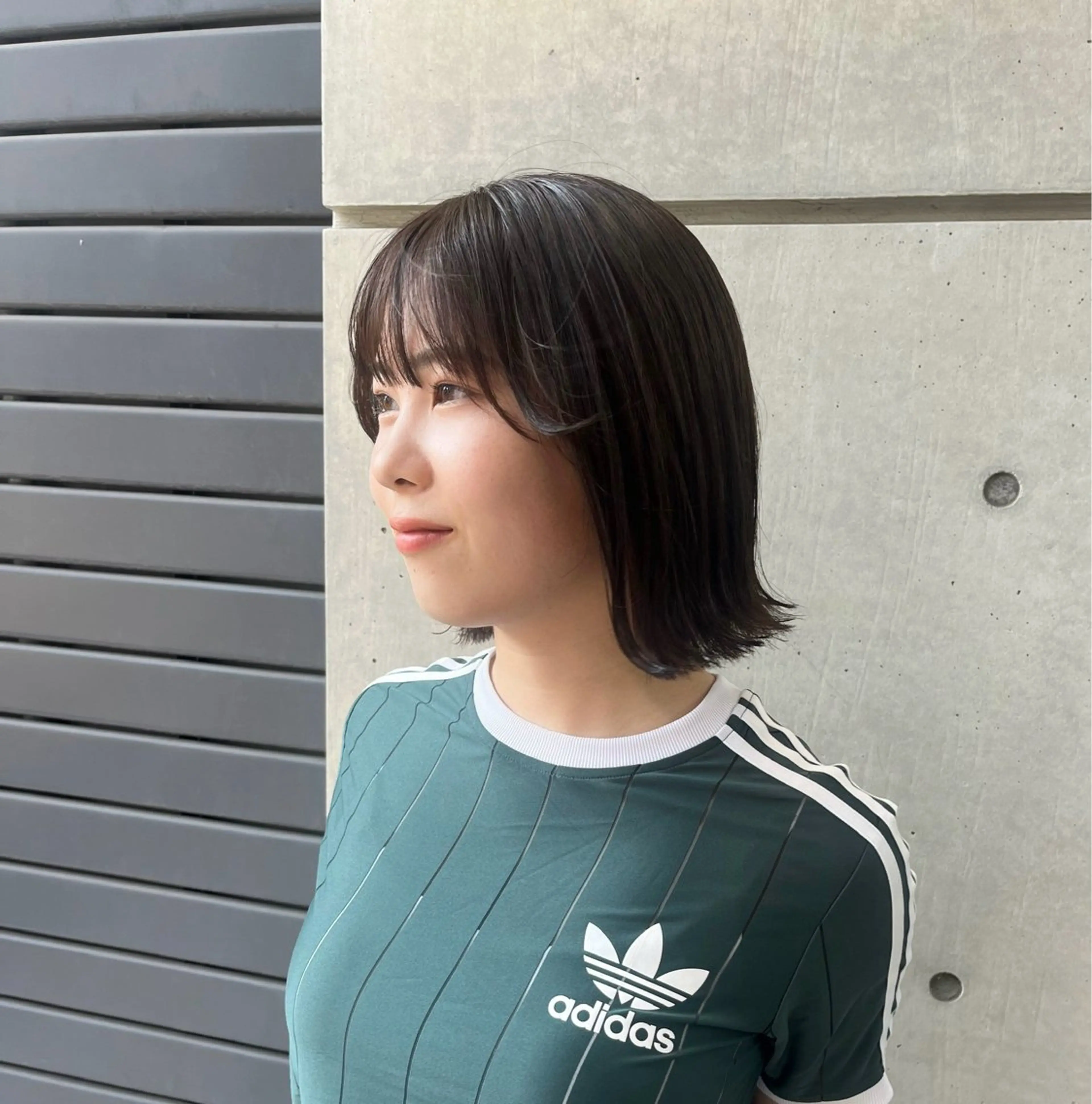 ミディアム ボブ 透明感カラー人気 ナンバーワンMIYUのヘアスタイル