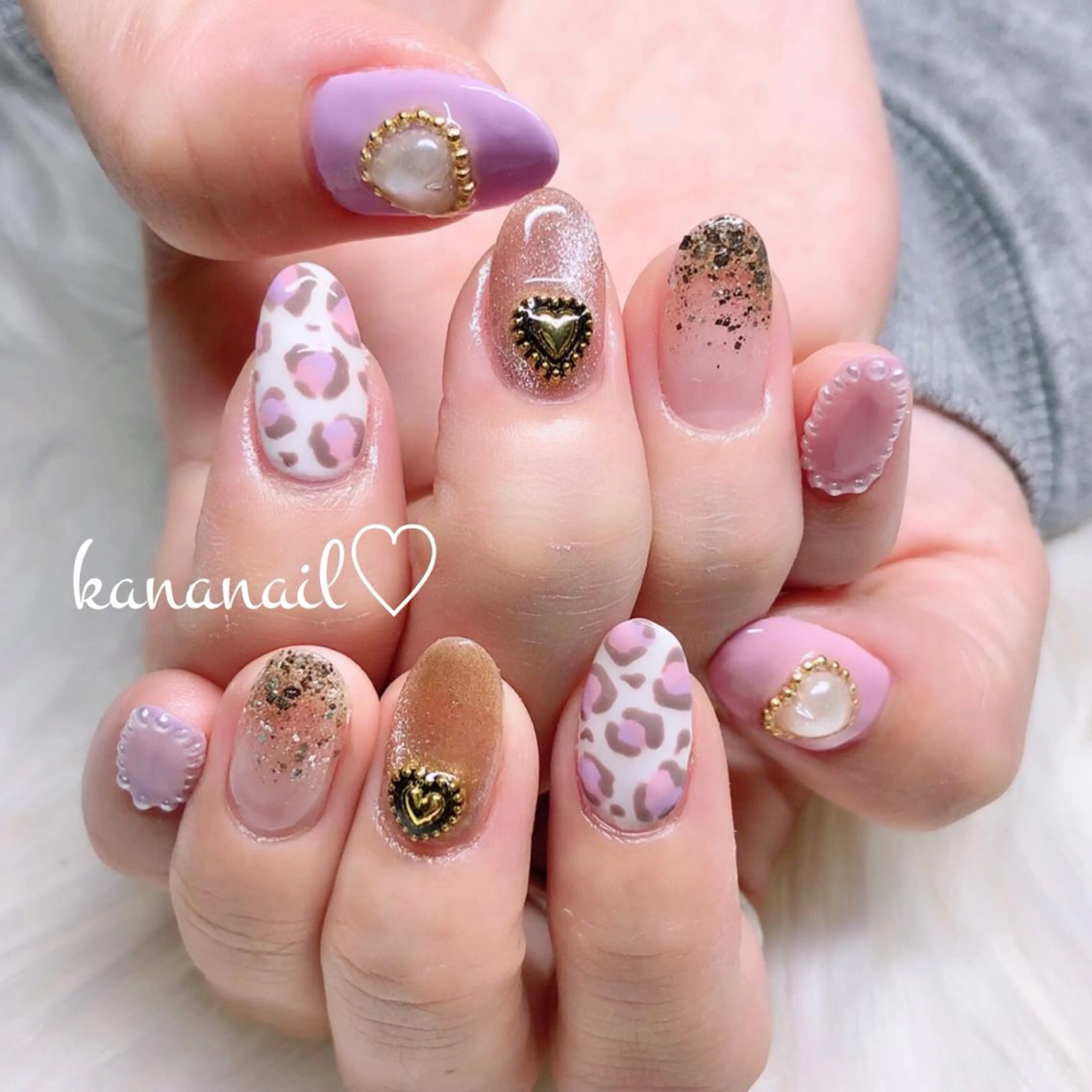 ネイル ミディアムネイル kananail ♡のネイルデザイン